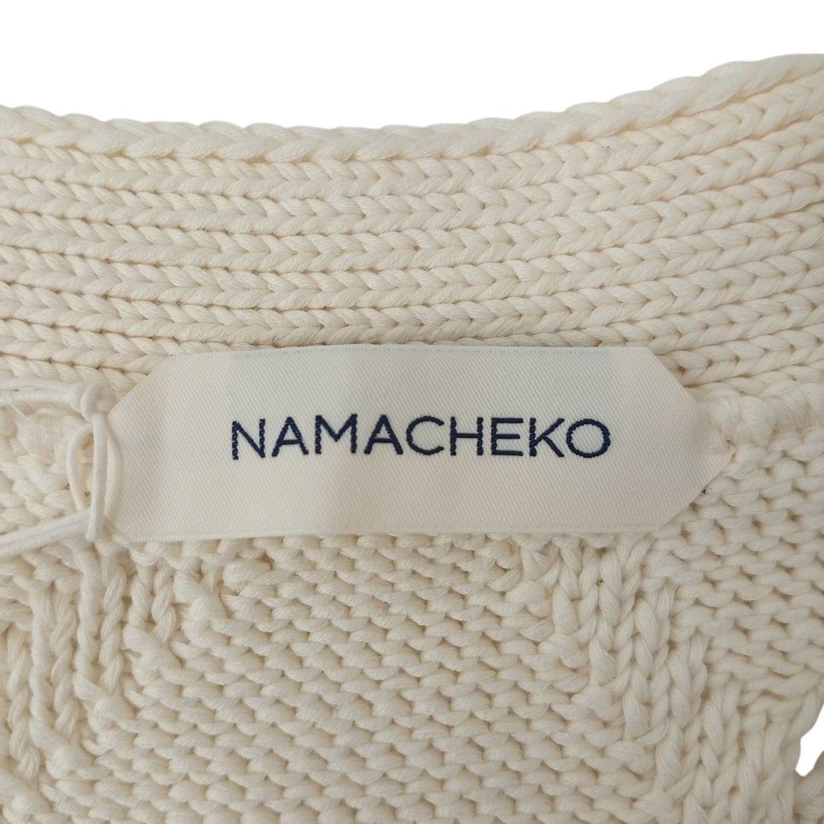 NAMACHEKO ニットベスト 古着・中古-3枚目のアイテム画像