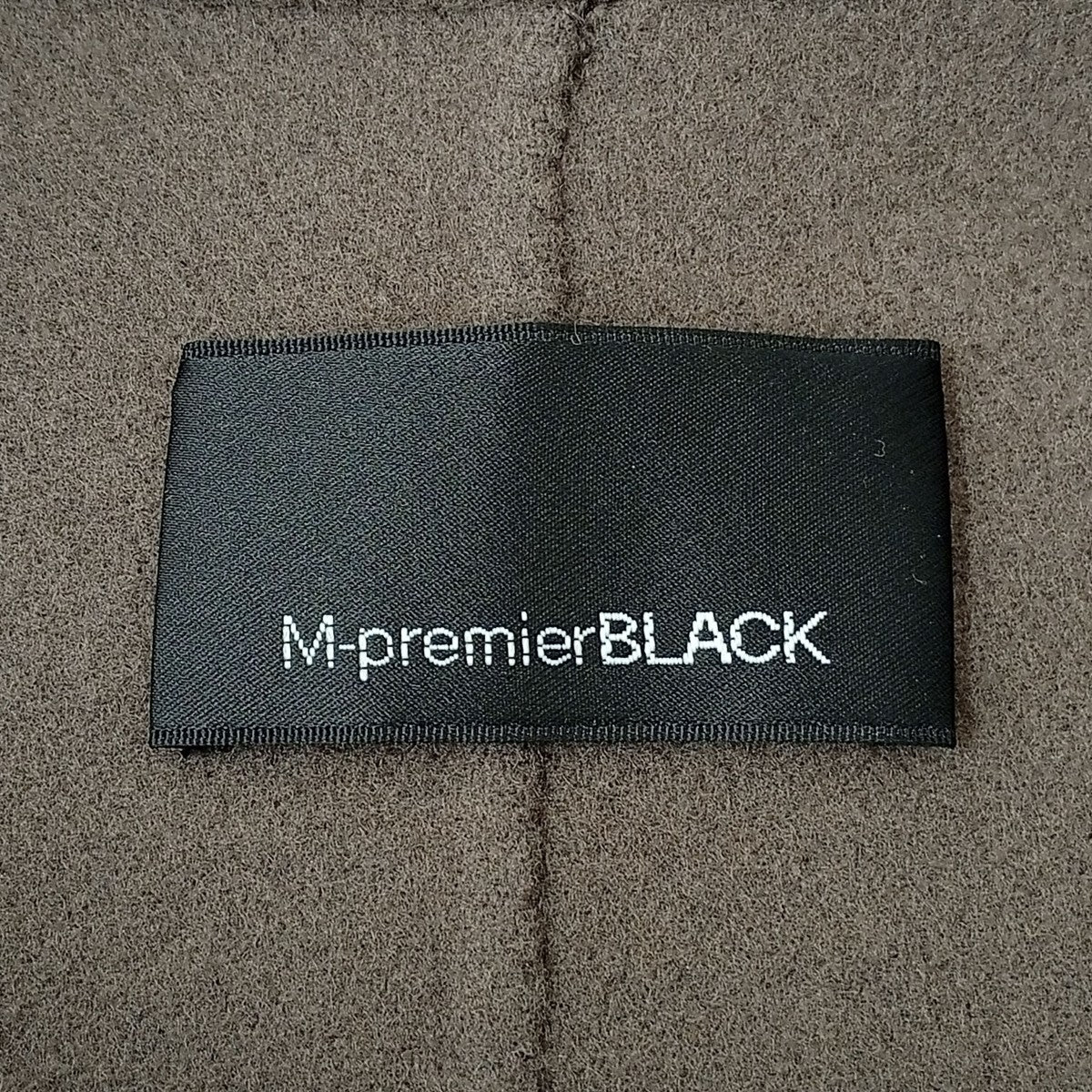 M-premierBLACK コートC236-001 古着・中古-3枚目のアイテム画像