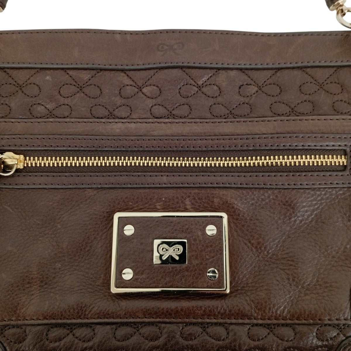ANYA HINDMARCH ハンドバッグ 古着・中古-3枚目のアイテム画像
