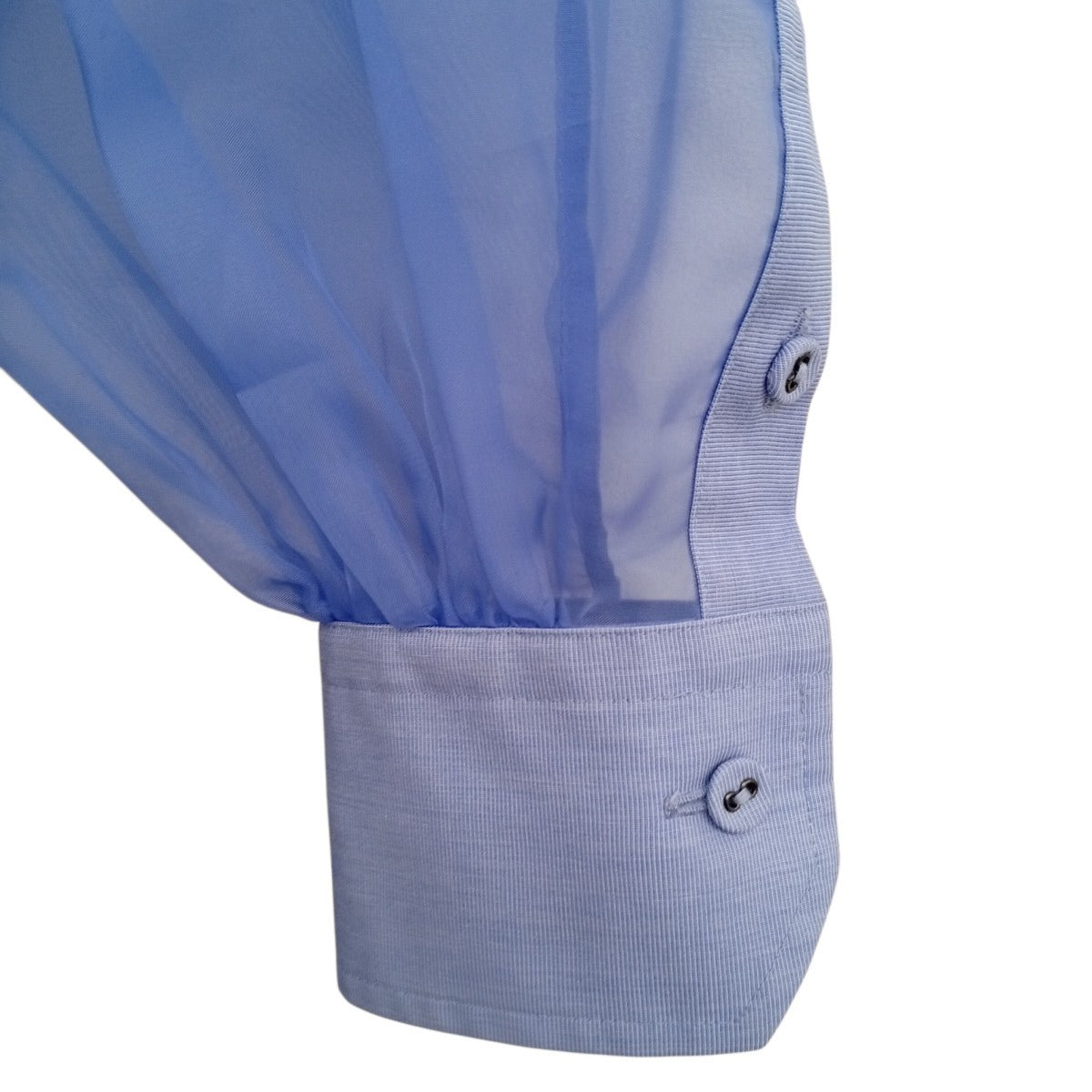 HYKE 21SSGROSGRAIN SHIRTロングスリーブシャツ211-15128 008 古着・中古-6枚目のアイテム画像