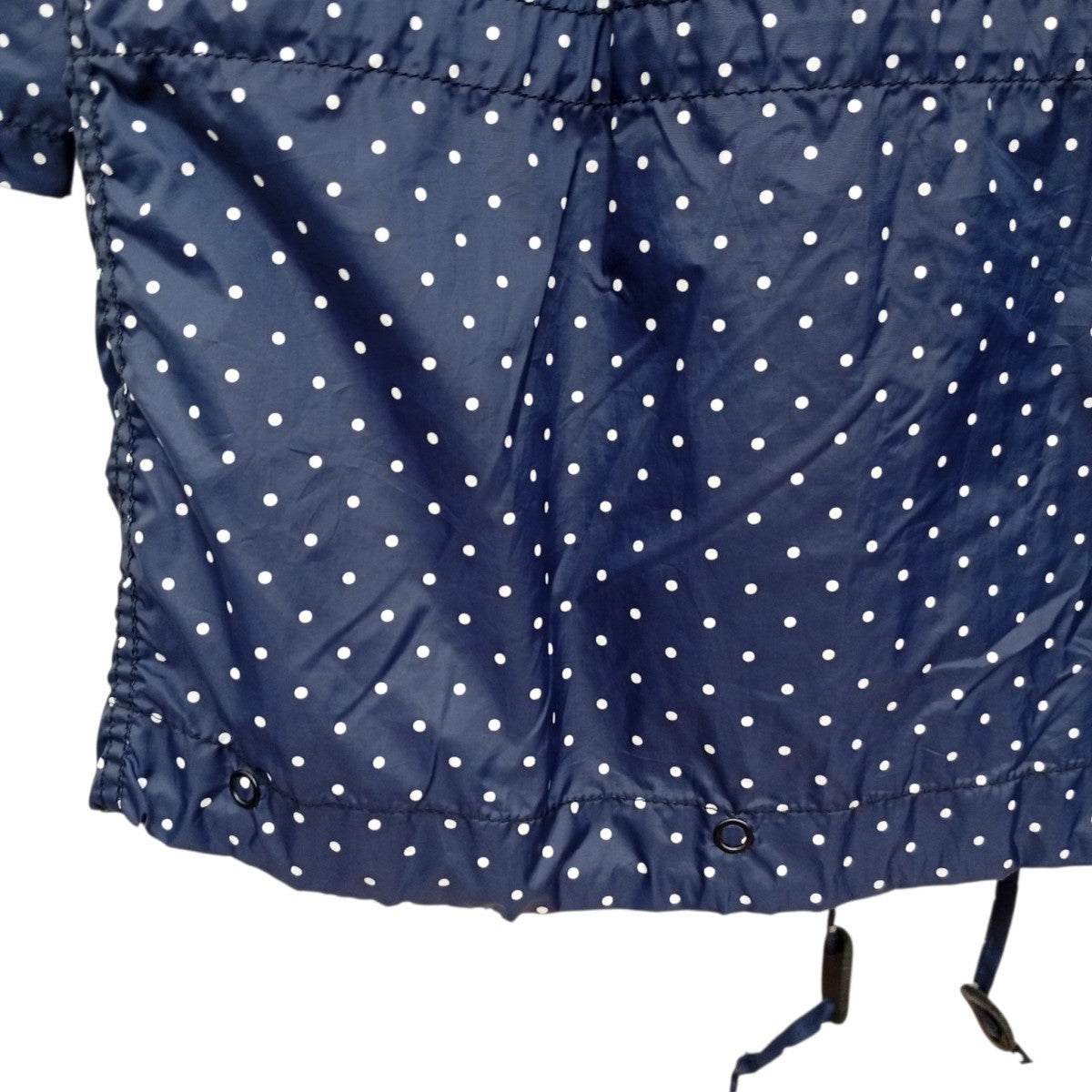 Engineered Garments ドット柄ナイロンコート 古着・中古-8枚目のアイテム画像