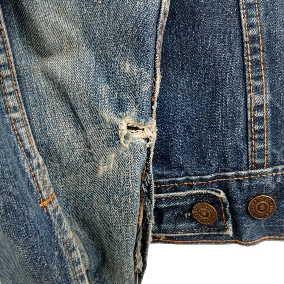 LEVI’S 70505 ボタン裏526デニムジャケット 古着・中古-8枚目のアイテム画像