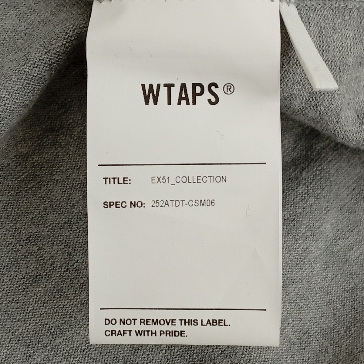 WTAPS ロングスリーブカットソー252ATDT-CSM06 古着・中古-8枚目のアイテム画像