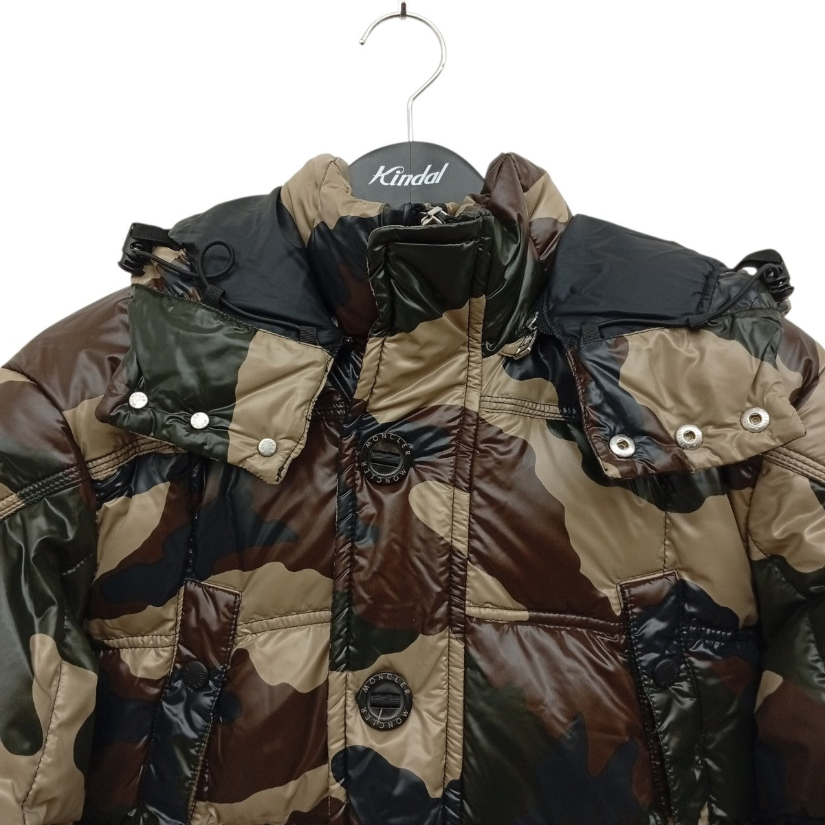 MONCLER SAUTERNEカモフラージュ柄ダウンジャケット44380 古着・中古-9枚目のアイテム画像