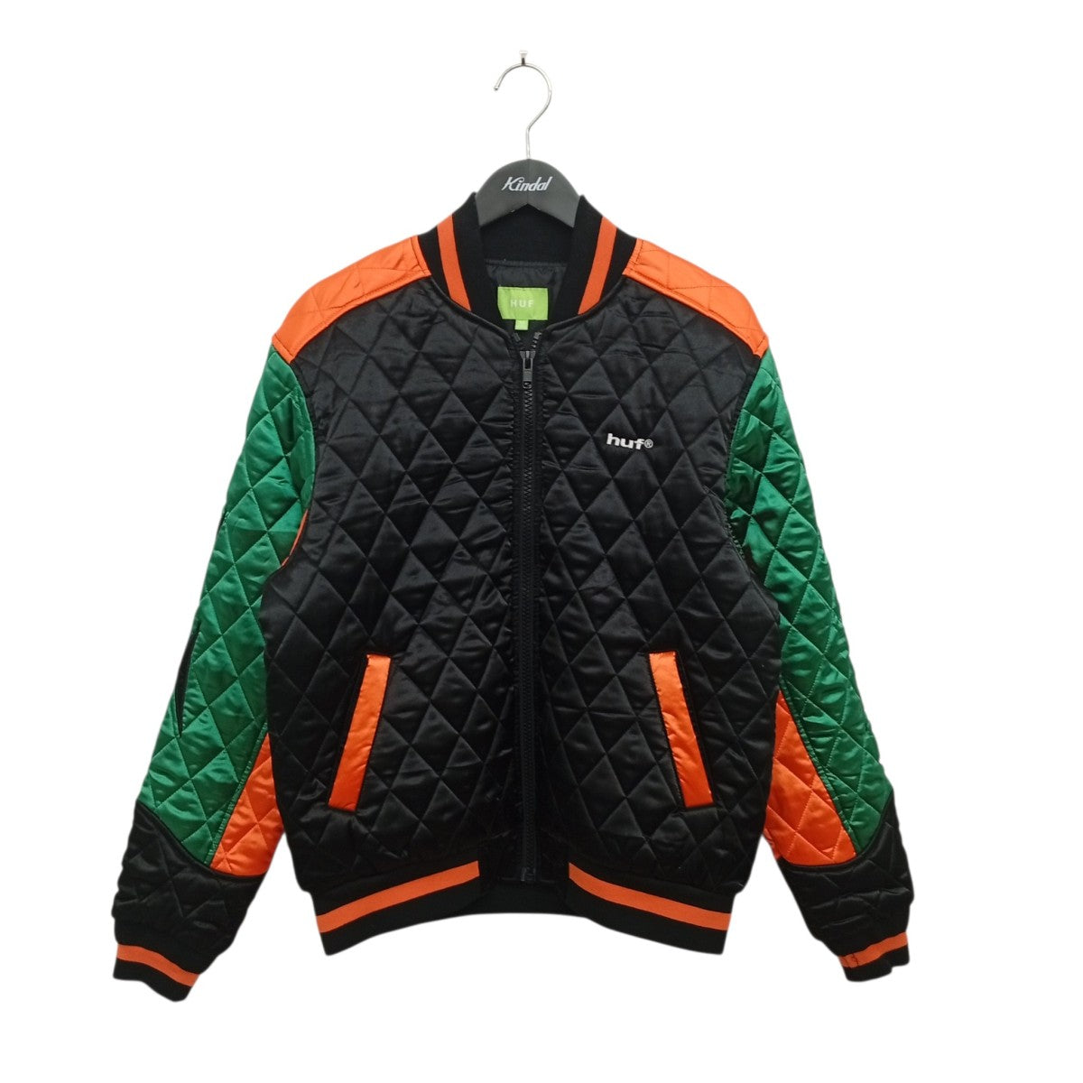 HUF LIGHTNING BOMBER JACKETMA-1ジャケットJK00371 古着・中古-1枚目のアイテム画像
