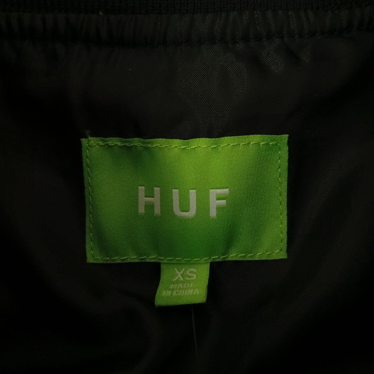 HUF LIGHTNING BOMBER JACKETMA-1ジャケットJK00371 古着・中古-3枚目のアイテム画像