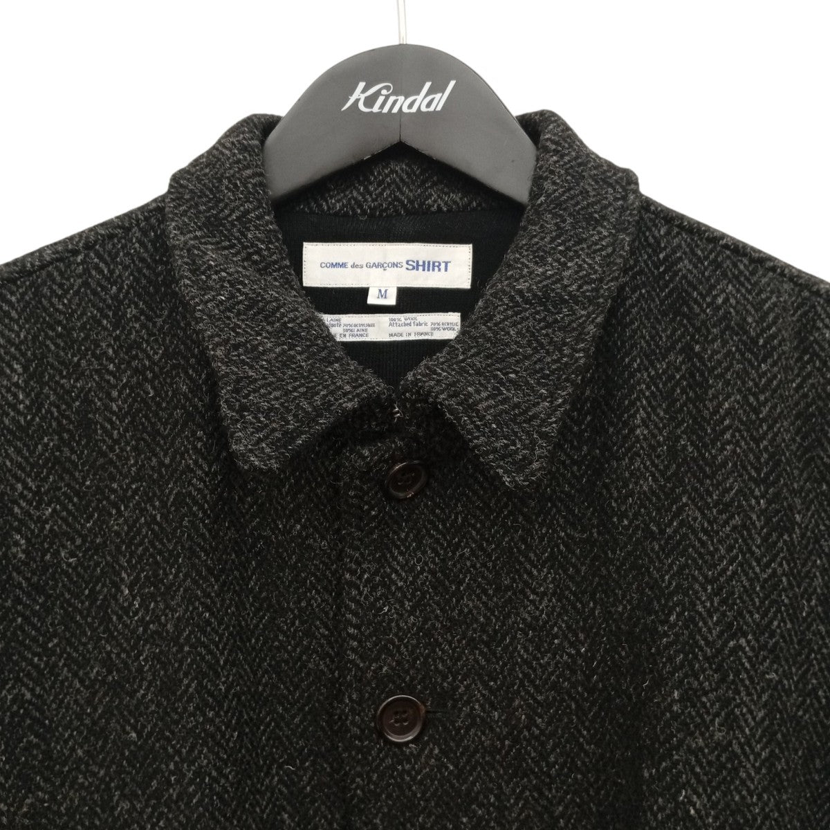 COMME des GARCONS SHIRT ヘリンボーンジャケットD-TK9210 古着・中古-3枚目のアイテム画像