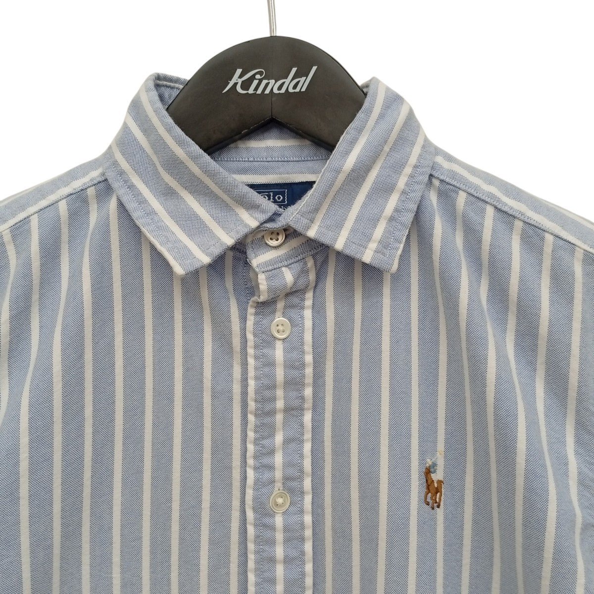 POLO RALPH LAUREN スリムフィットオックスフォードストライプシャツ 古着・中古-3枚目のアイテム画像