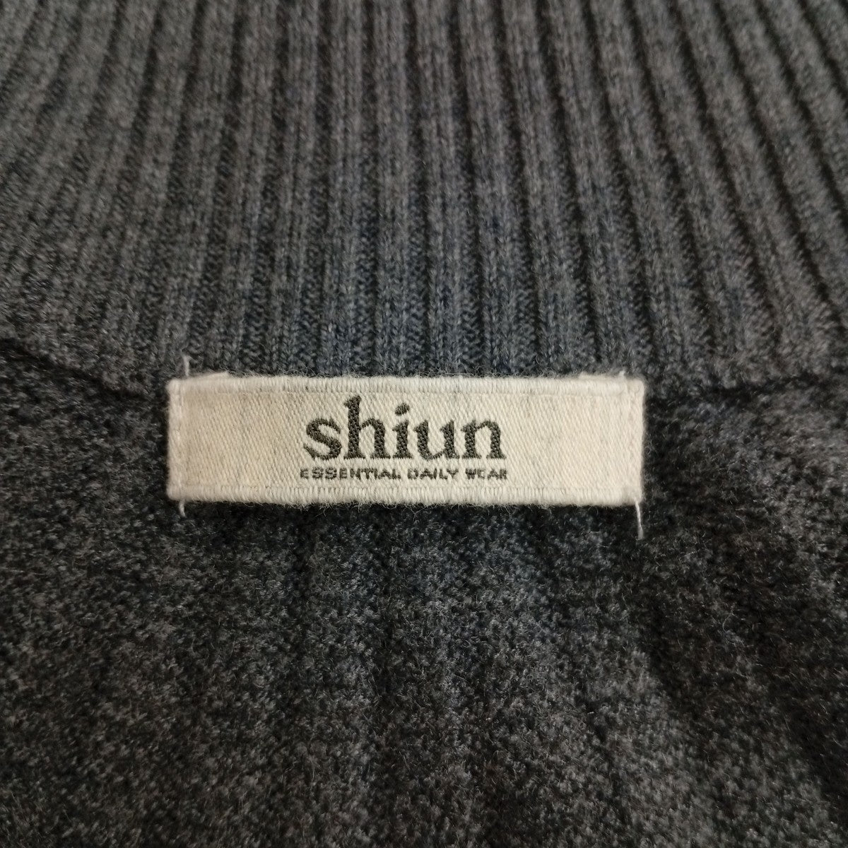 SHIUN ニットジャケットsh25aw09053 古着・中古-3枚目のアイテム画像