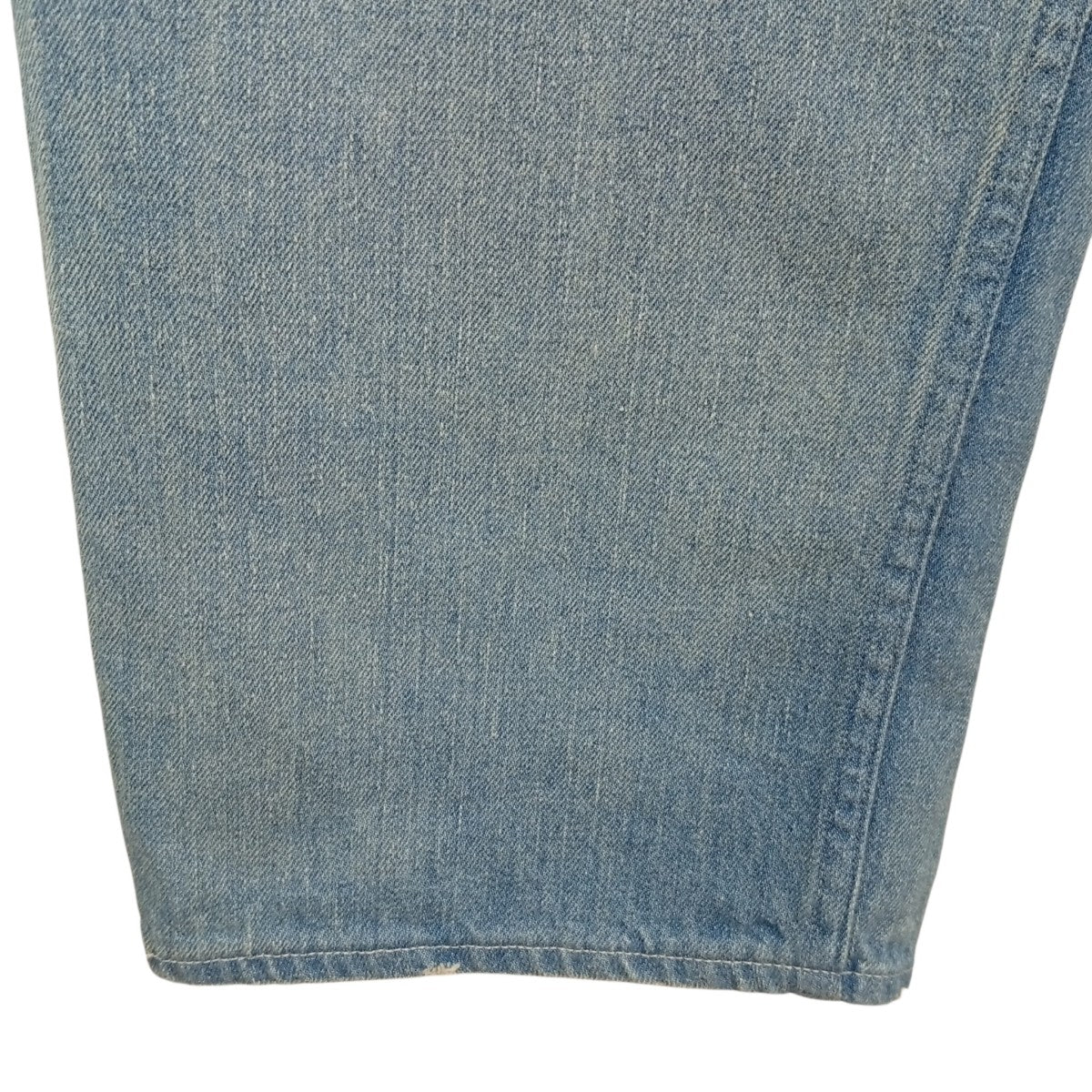 AURALEE SELVEDGE FADED LIGHT DENIM WIDE PANTSデニムパンツA25SP03DE 古着・中古-7枚目のアイテム画像