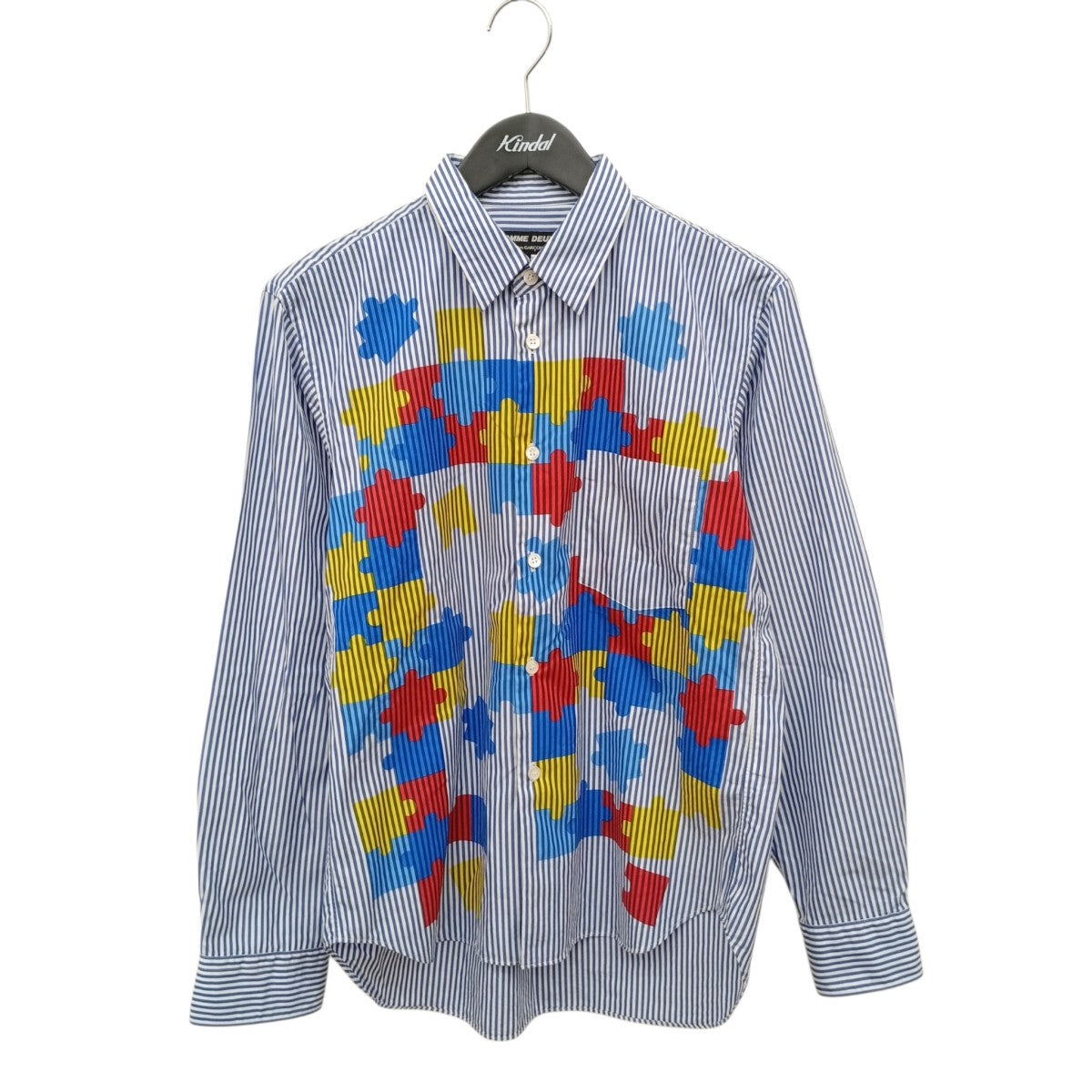 COMME des GARCONS HOMME DEUX 24SSストライプシャツDM-B042 古着・中古-1枚目のアイテム画像
