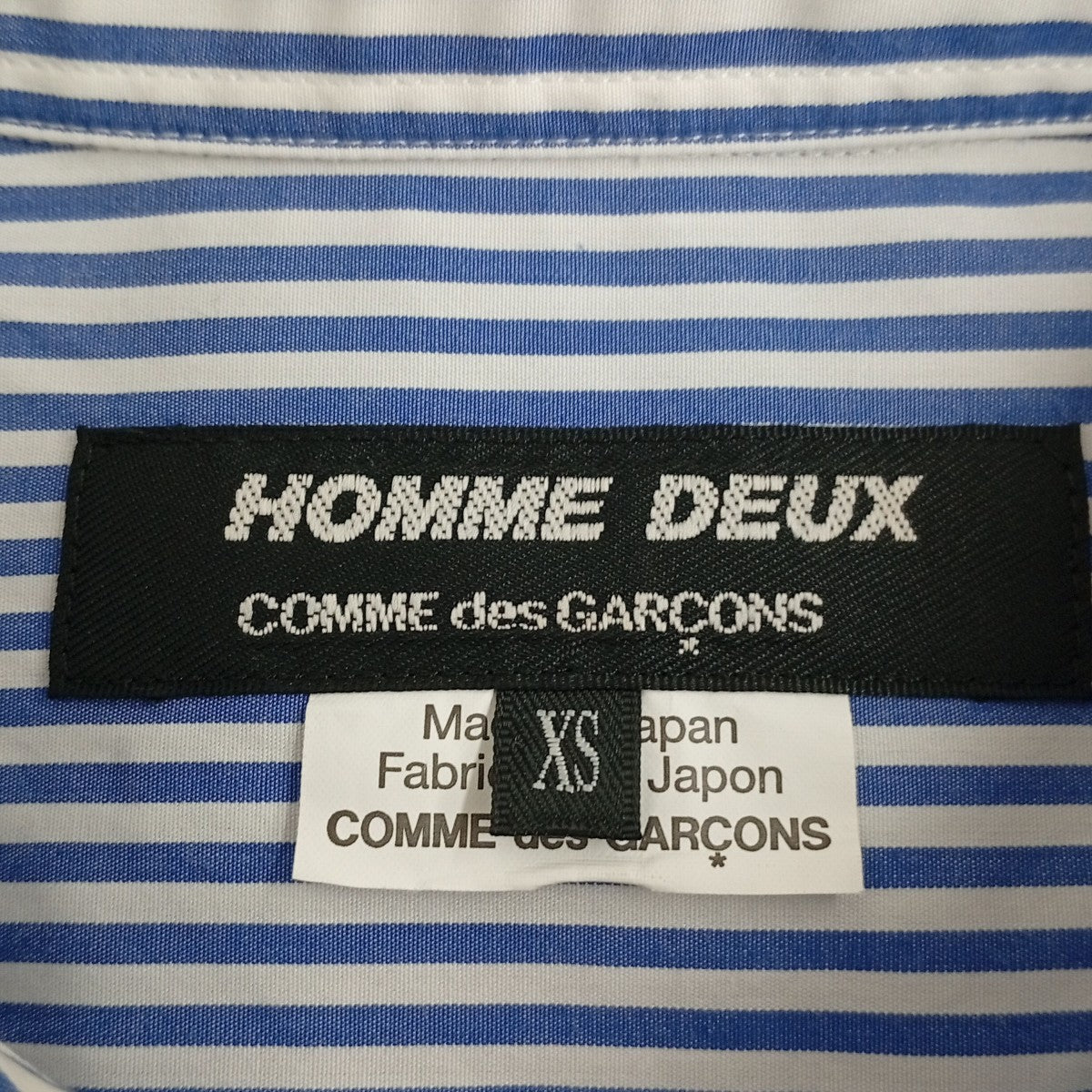 COMME des GARCONS HOMME DEUX 24SSストライプシャツDM-B042 古着・中古-3枚目のアイテム画像