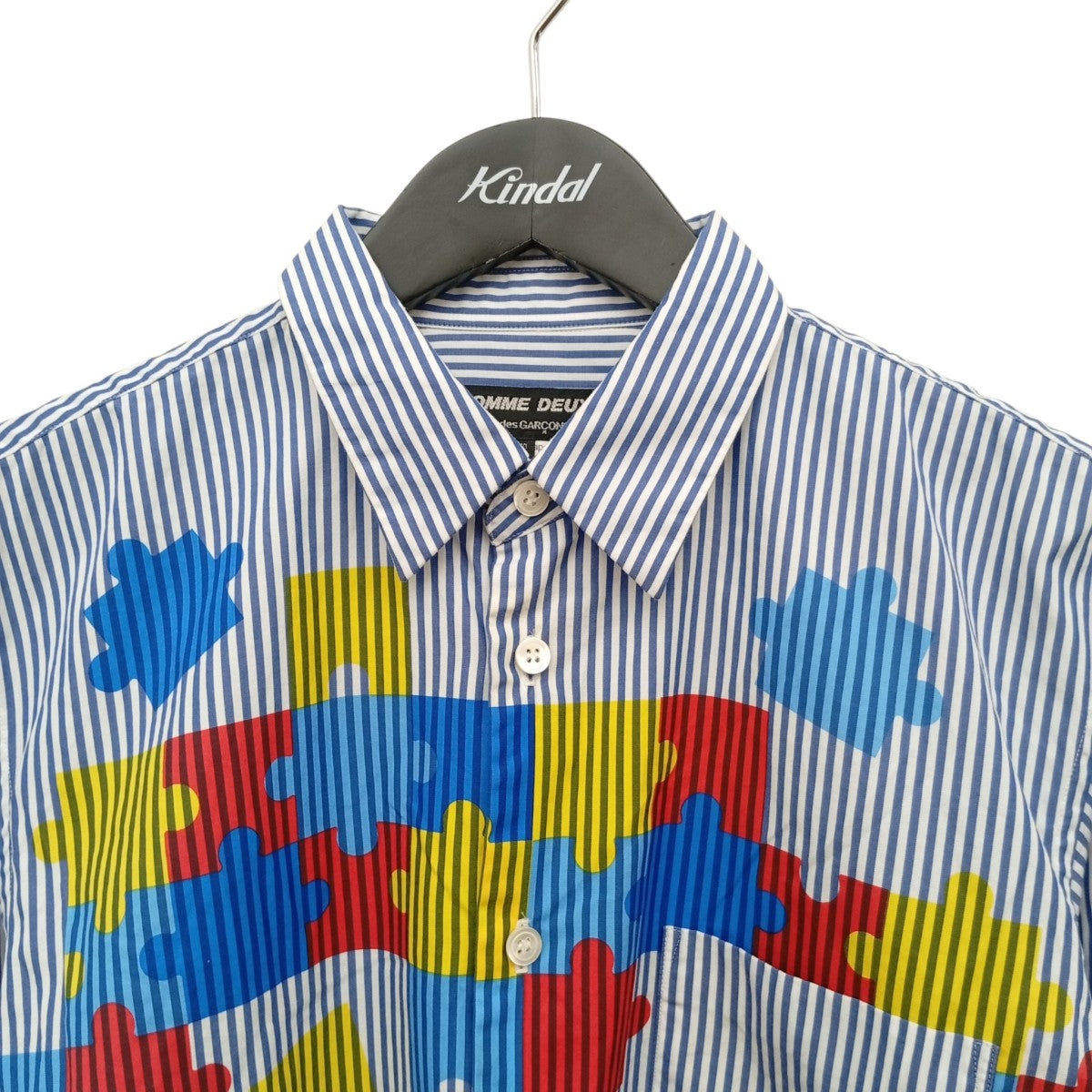 COMME des GARCONS HOMME DEUX 24SSストライプシャツDM-B042 古着・中古-6枚目のアイテム画像