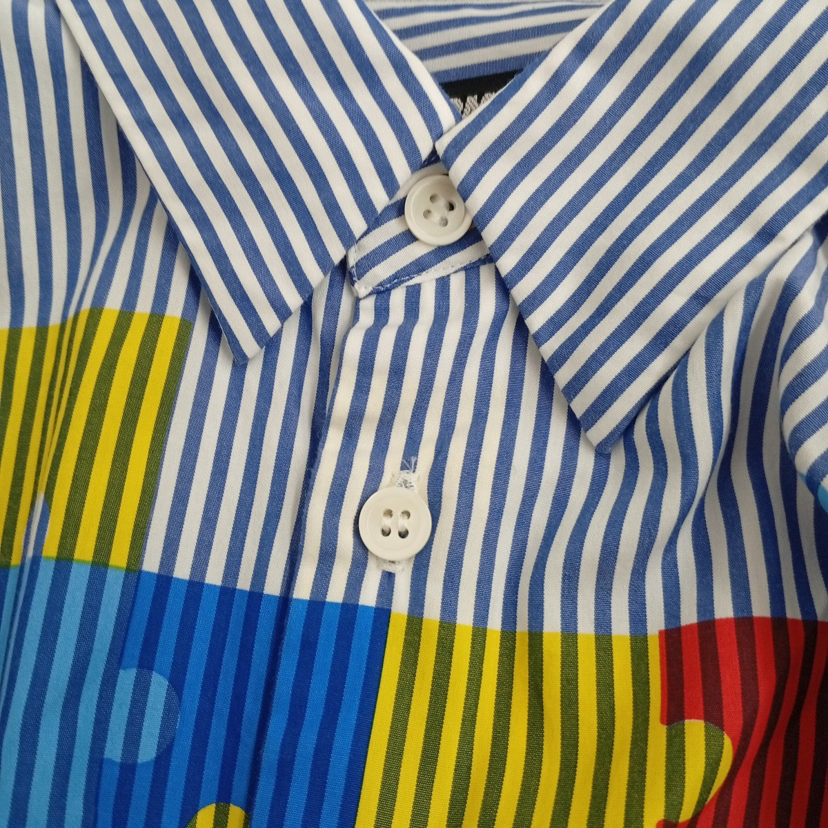 COMME des GARCONS HOMME DEUX 24SSストライプシャツDM-B042 古着・中古-7枚目のアイテム画像