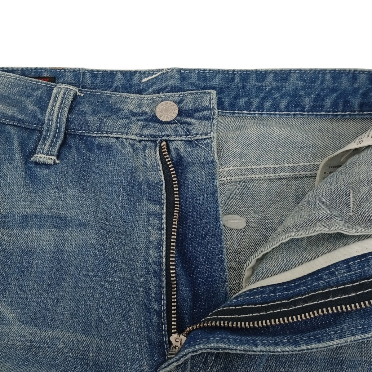 カモメプリント ダブルニージーンズデニムパンツ2ESEJM6JE6141LFDN