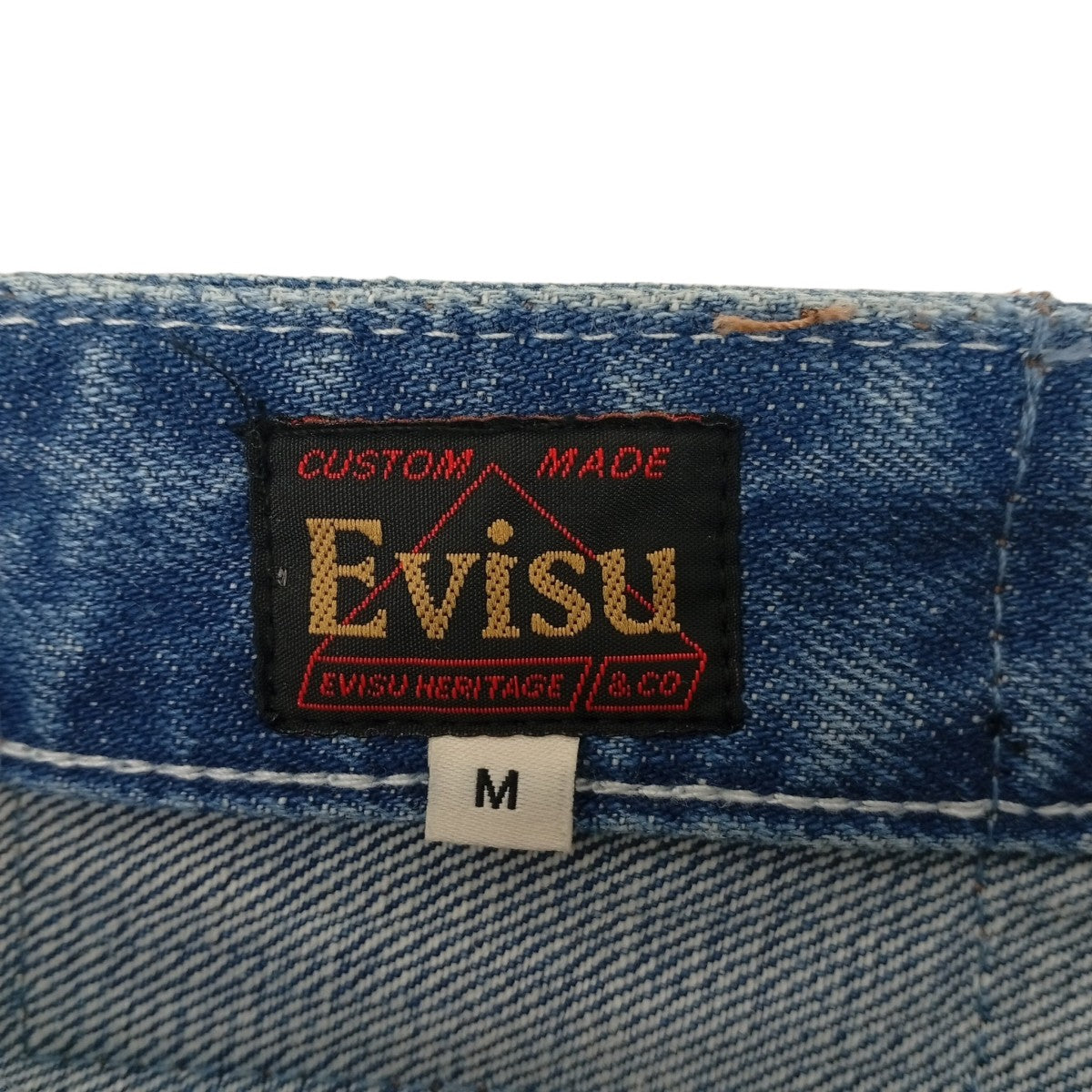 カモメプリント ダブルニージーンズデニムパンツ2ESEJM6JE6141LFDN