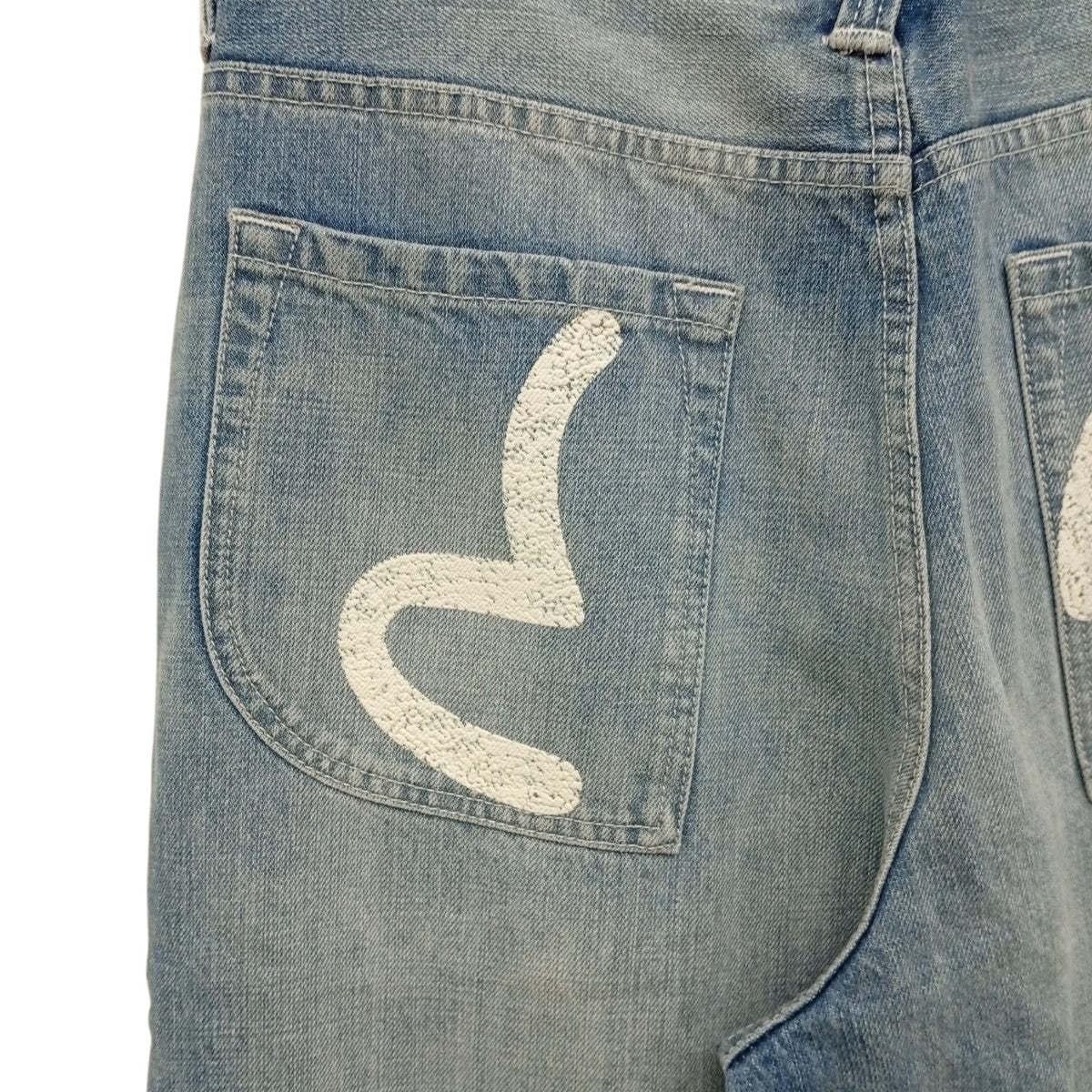カモメプリント ダブルニージーンズデニムパンツ2ESEJM6JE6141LFDN