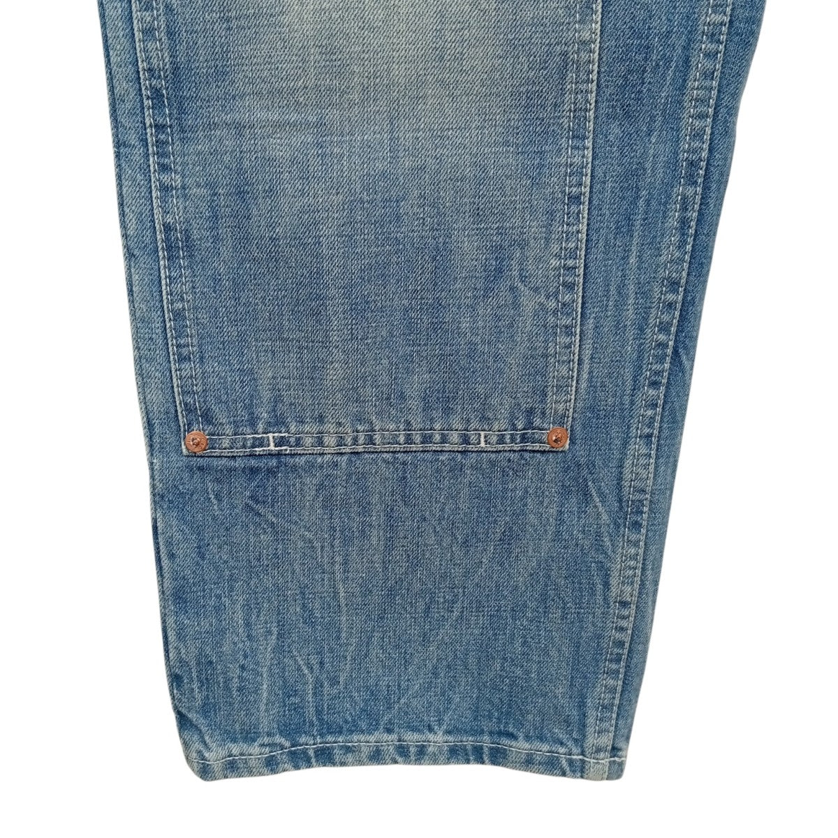 カモメプリント ダブルニージーンズデニムパンツ2ESEJM6JE6141LFDN
