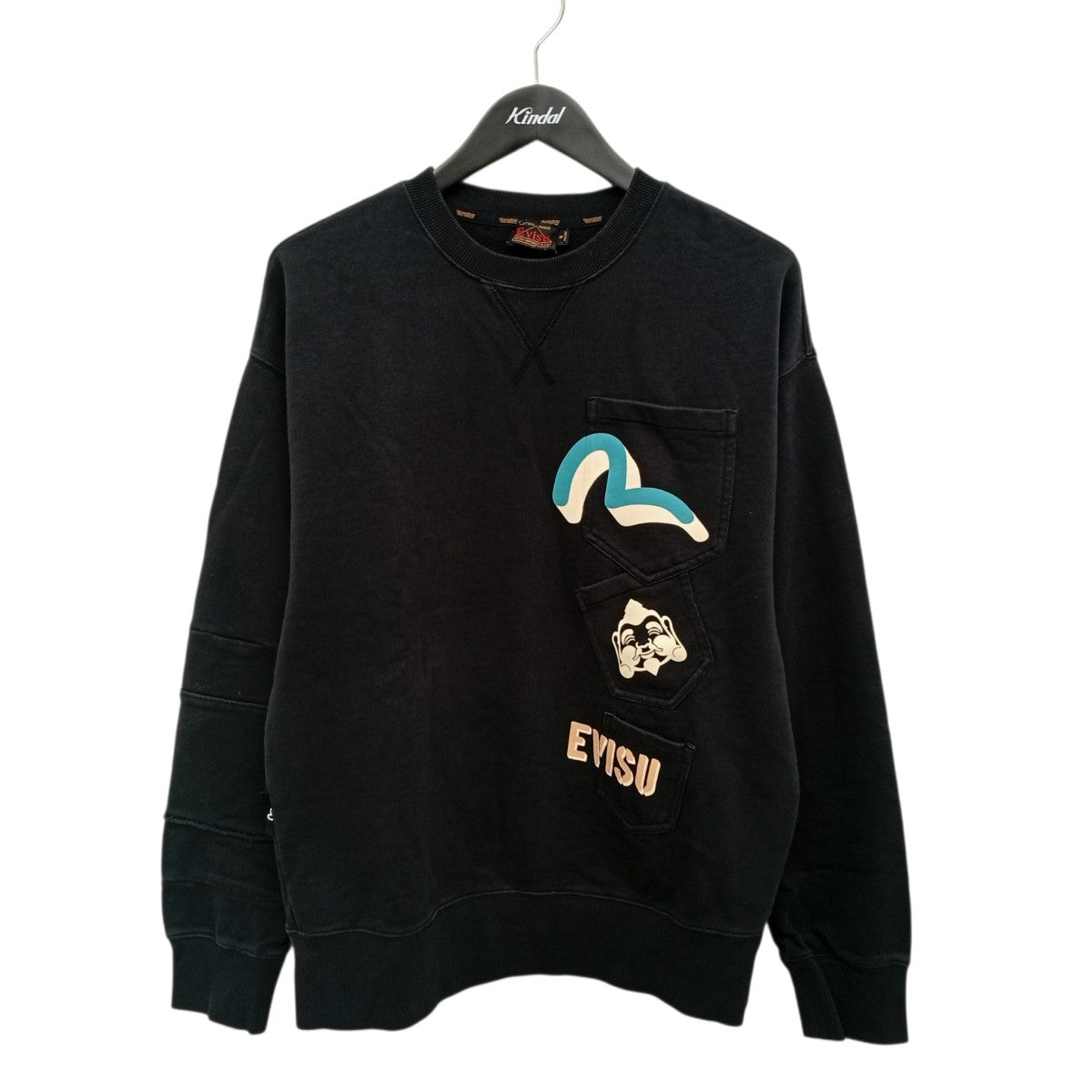 EVISU トレーナー2ESHTM4SW8044LFCT 古着・中古-1枚目のアイテム画像