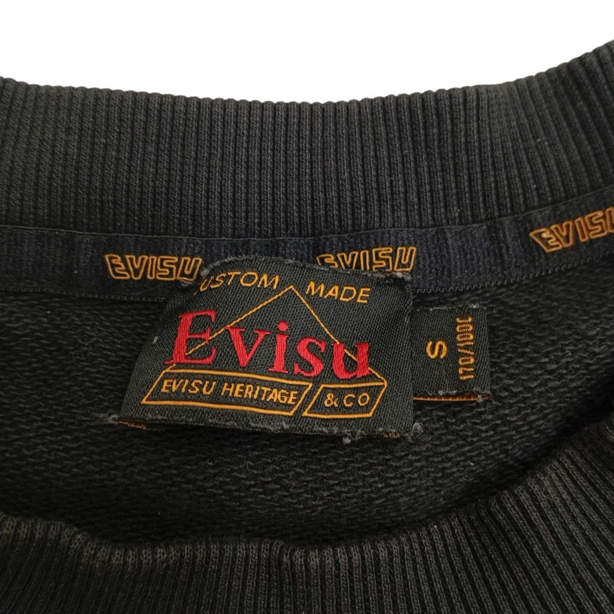 EVISU トレーナー2ESHTM4SW8044LFCT 古着・中古-3枚目のアイテム画像