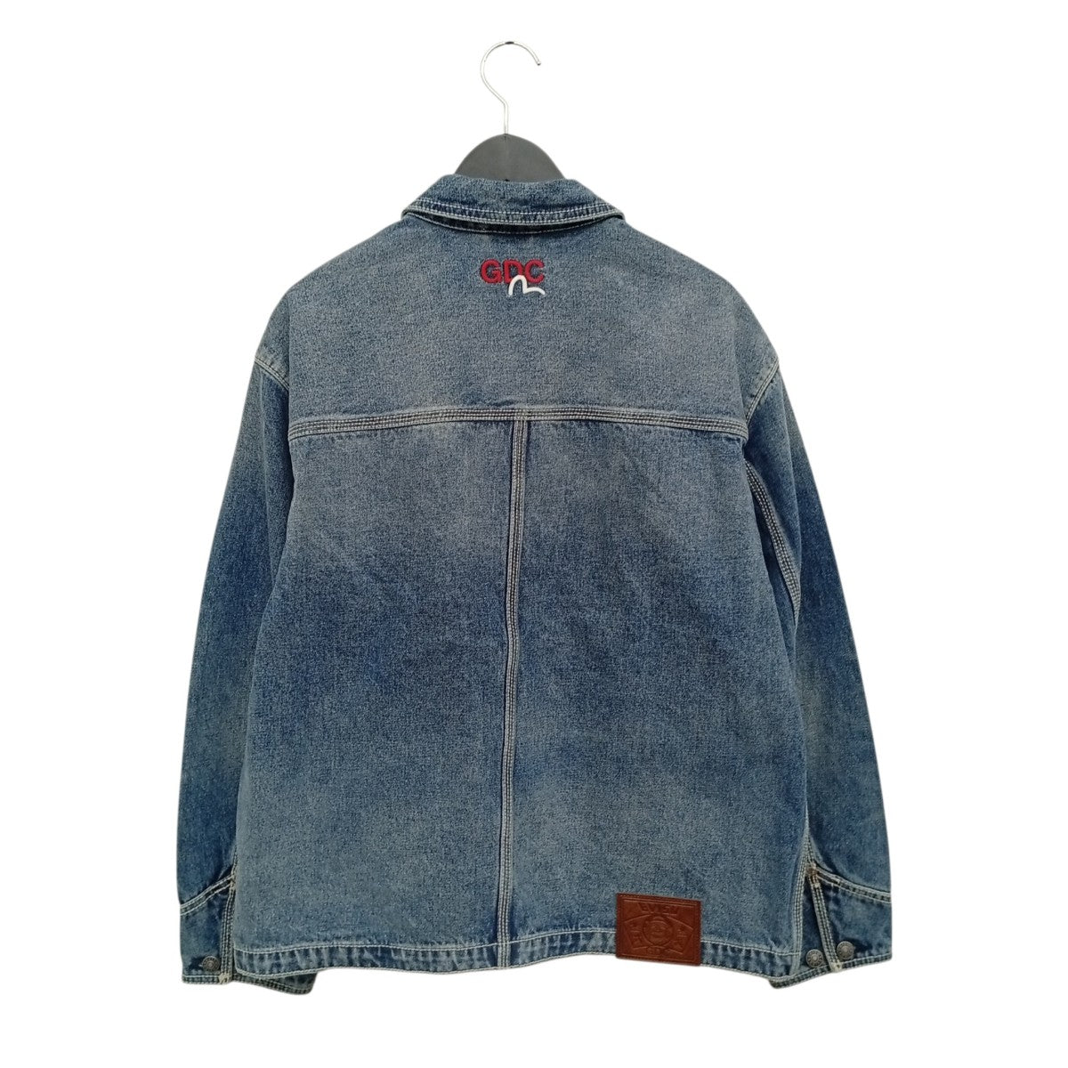 EVISU×GDC WASHED CHORE JACKETカバーオール2EAGDM5DJ6432RXDN 古着・中古-2枚目のアイテム画像