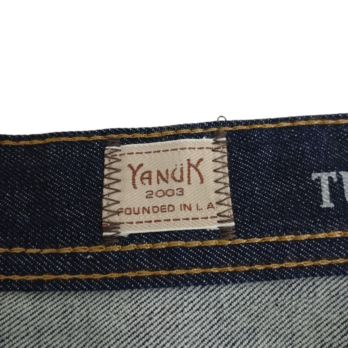 YANUK 25AWTULLY PREMIUM2 ルーズストレートデニムパンツ57253050 古着・中古-4枚目のアイテム画像