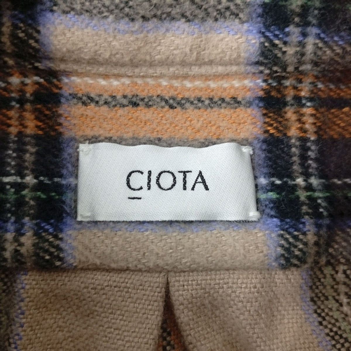 CIOTA チェックネルシャツSHLM-110-FLCH2 古着・中古-3枚目のアイテム画像