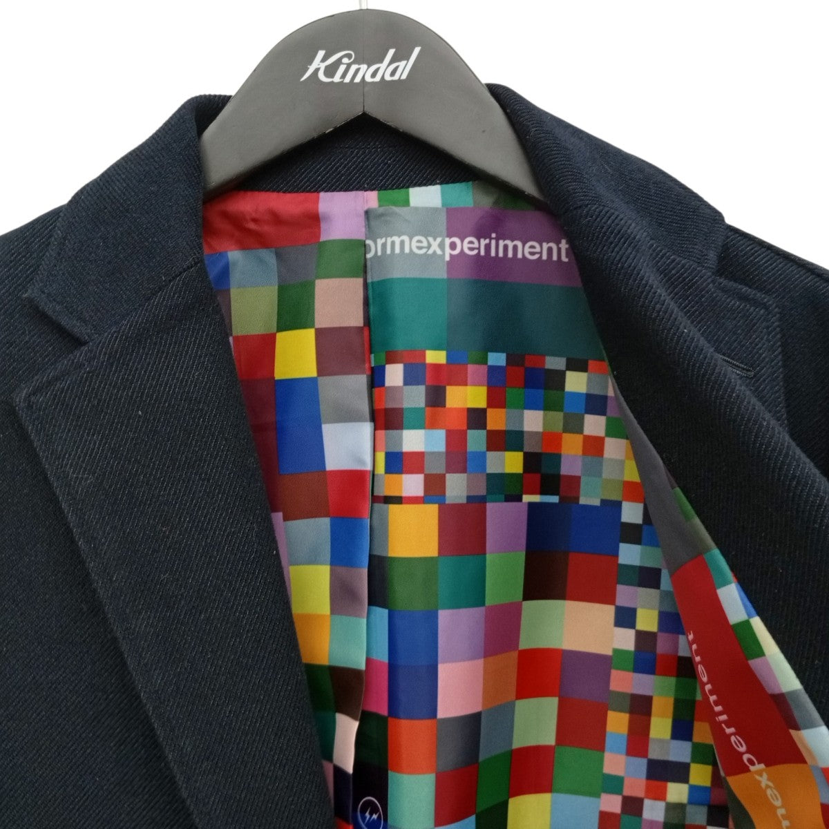 uniform experiment POLYESTER TWEED 3BUTTON JACKETジャケットUE-192063 古着・中古-6枚目のアイテム画像