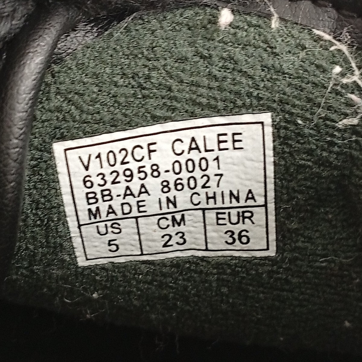 VANS×CALEE スニーカー632958-0001 古着・中古-8枚目のアイテム画像