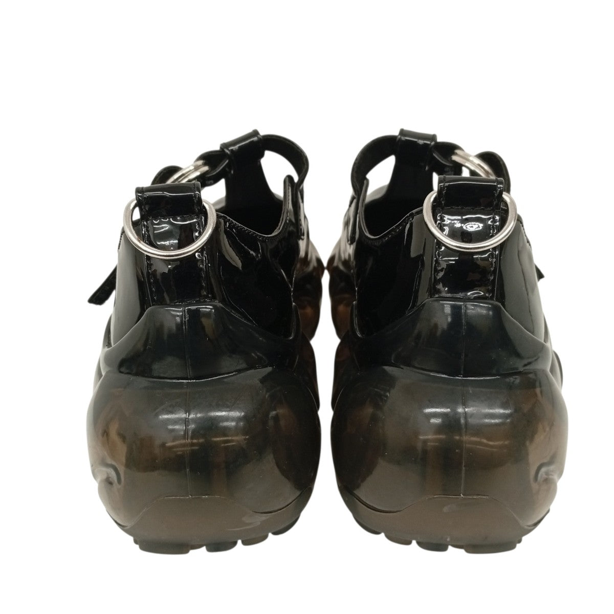 GROUNDS BLACK ENAMELスニーカー 古着・中古-4枚目のアイテム画像