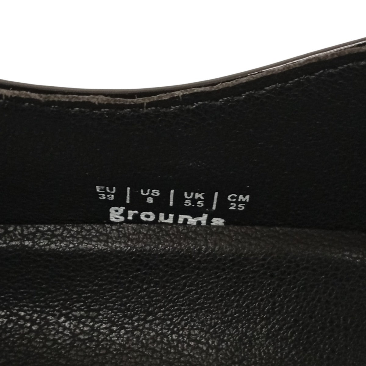 GROUNDS BLACK ENAMELスニーカー 古着・中古-7枚目のアイテム画像