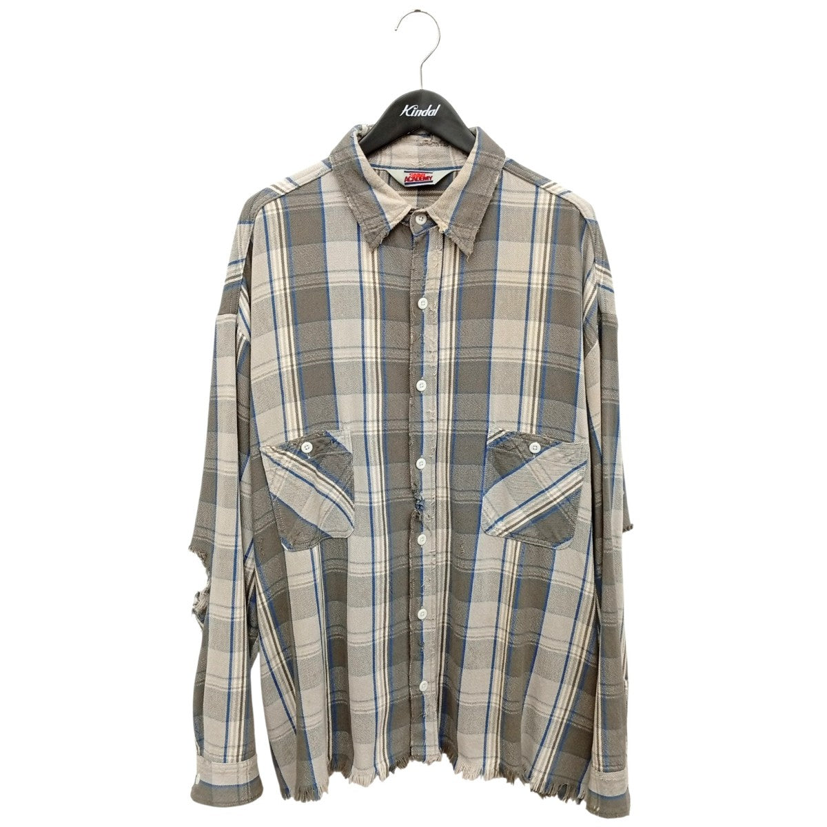 SAINT MICHAEL SHERMER Frannel ShirtチェックネルシャツSM-A22-0000-061 古着・中古-1枚目のアイテム画像