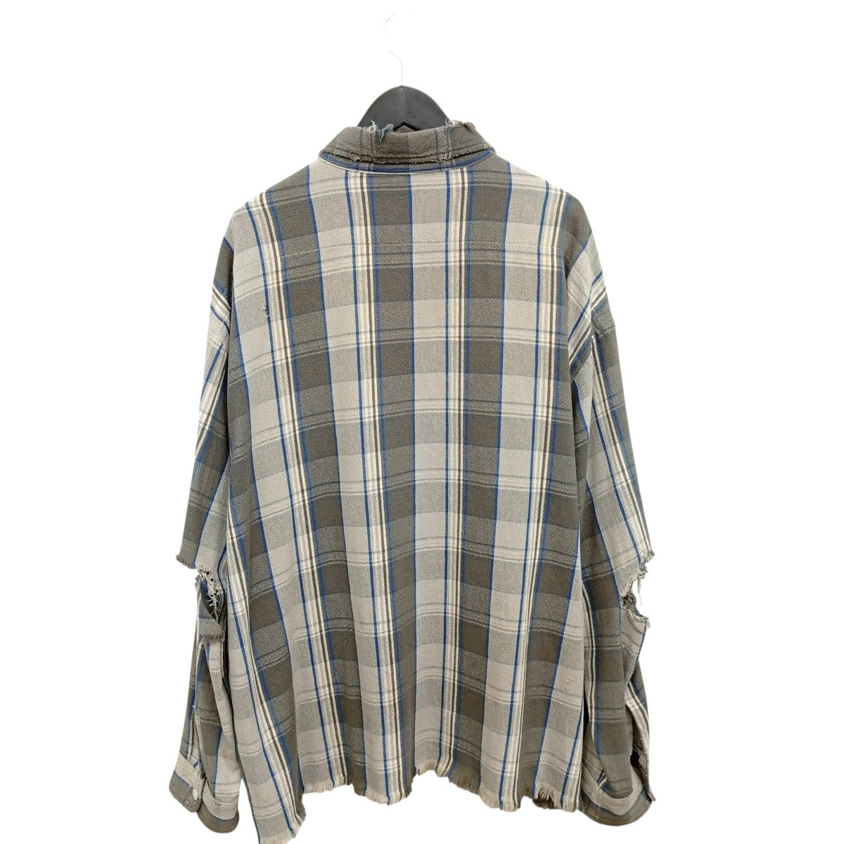 SAINT MICHAEL SHERMER Frannel ShirtチェックネルシャツSM-A22-0000-061 古着・中古-2枚目のアイテム画像