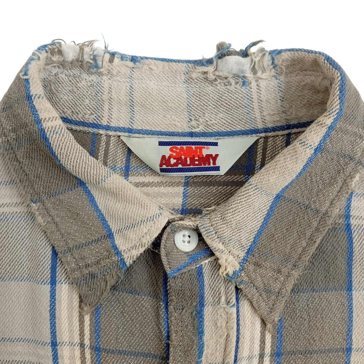 SAINT MICHAEL SHERMER Frannel ShirtチェックネルシャツSM-A22-0000-061 古着・中古-4枚目のアイテム画像