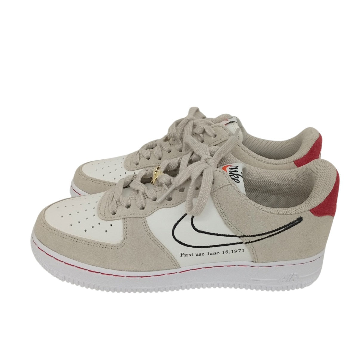 NIKE Air Force 1 Low First Use Light StoneスニーカーDB3597 古着・中古-3枚目のアイテム画像