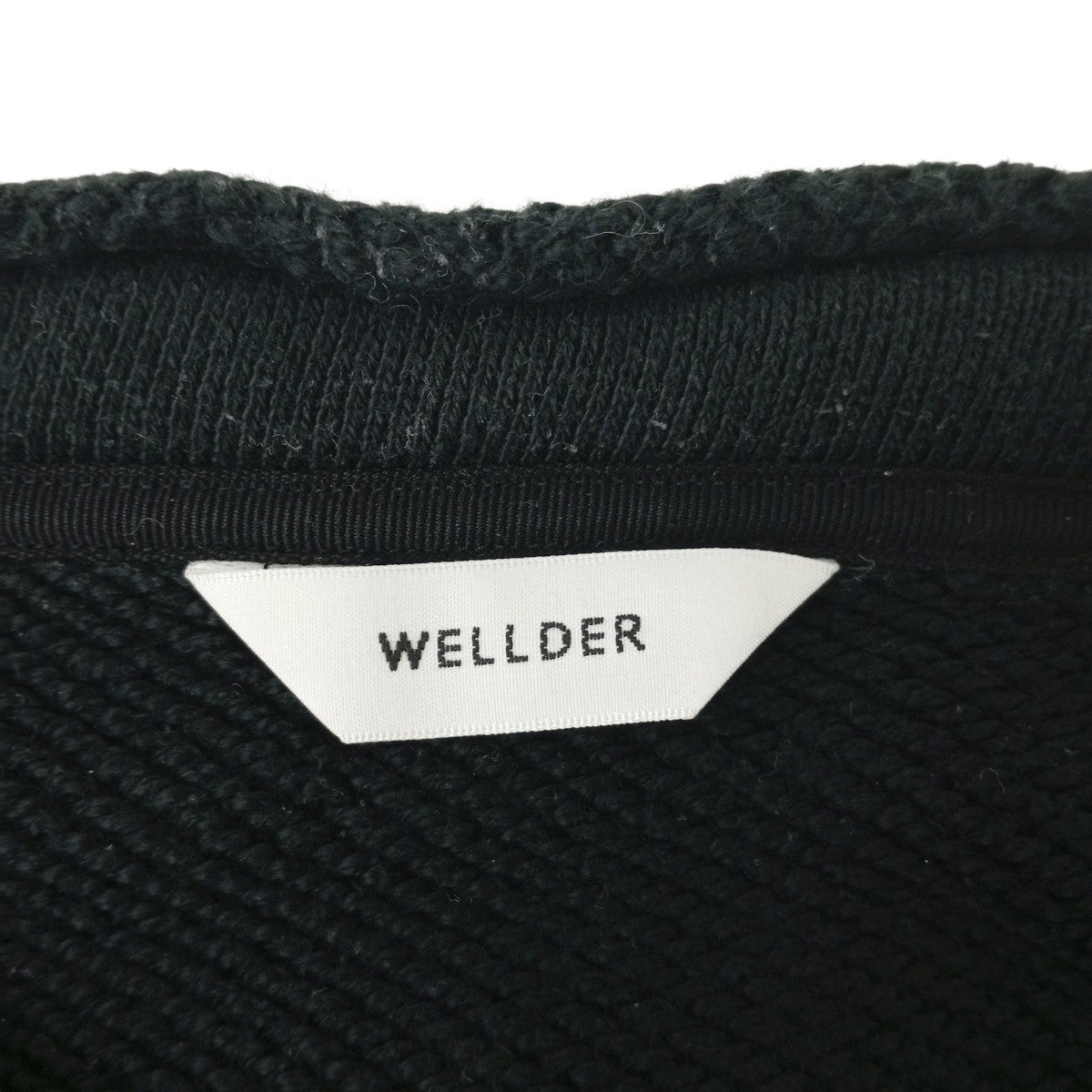 WELLDER Cut Off Collar SweatトレーナーWM21ACS05 古着・中古-3枚目のアイテム画像