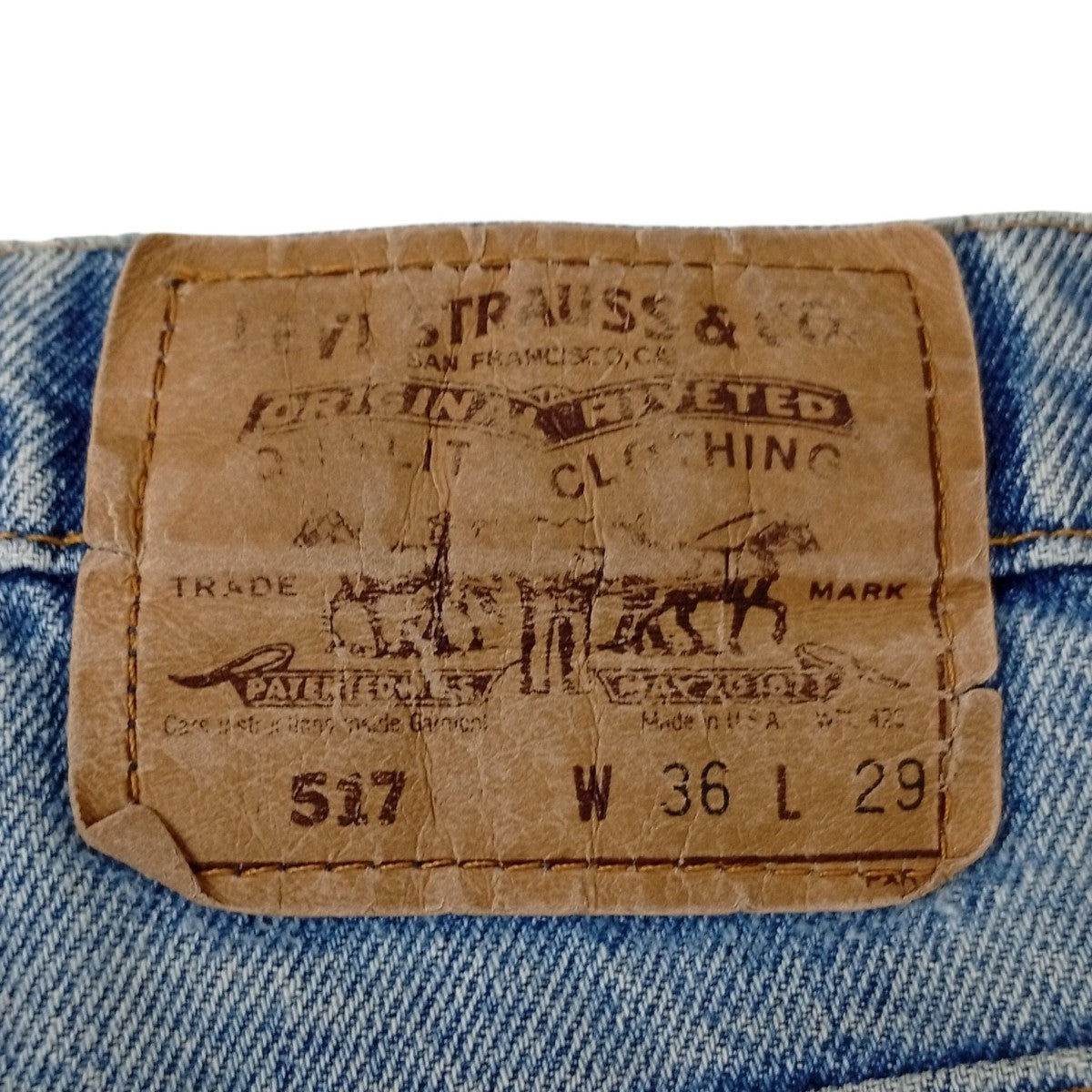 LEVI’S デニムパンツ517 古着・中古-6枚目のアイテム画像