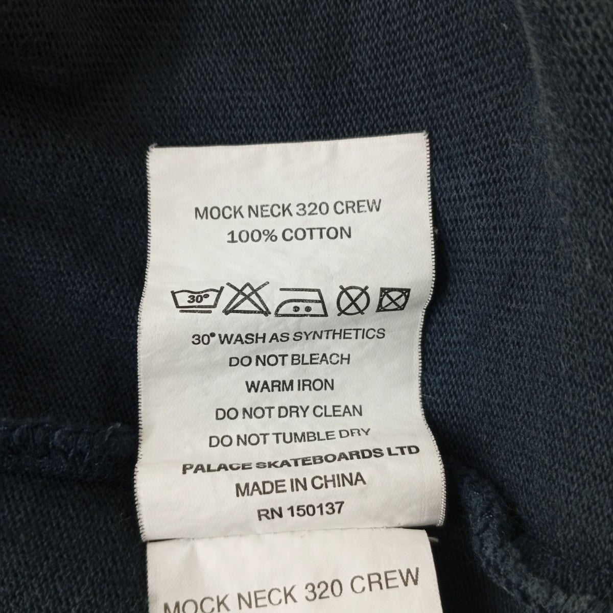 PALACE トレーナーMOCK NECK 320 CREW 古着・中古-4枚目のアイテム画像