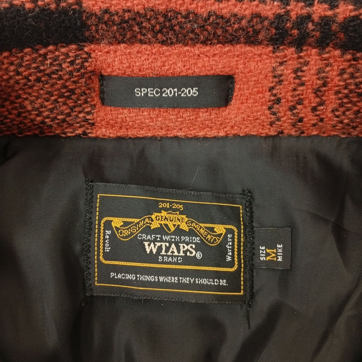 WTAPS チェックシャツ132GWDT-SHM06 古着・中古-3枚目のアイテム画像