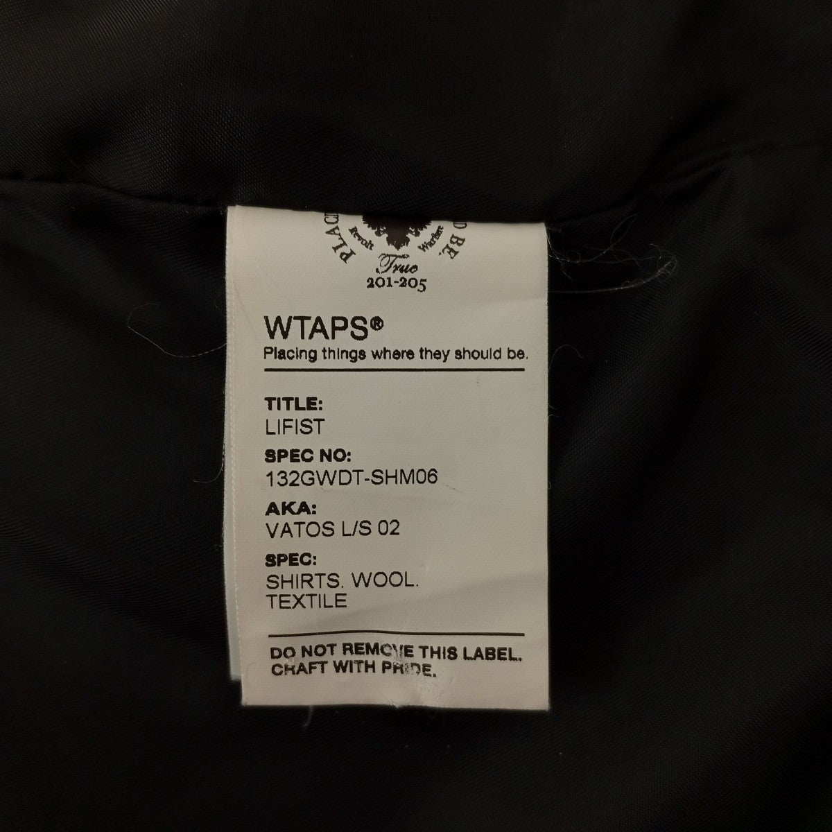 WTAPS チェックシャツ132GWDT-SHM06 古着・中古-4枚目のアイテム画像