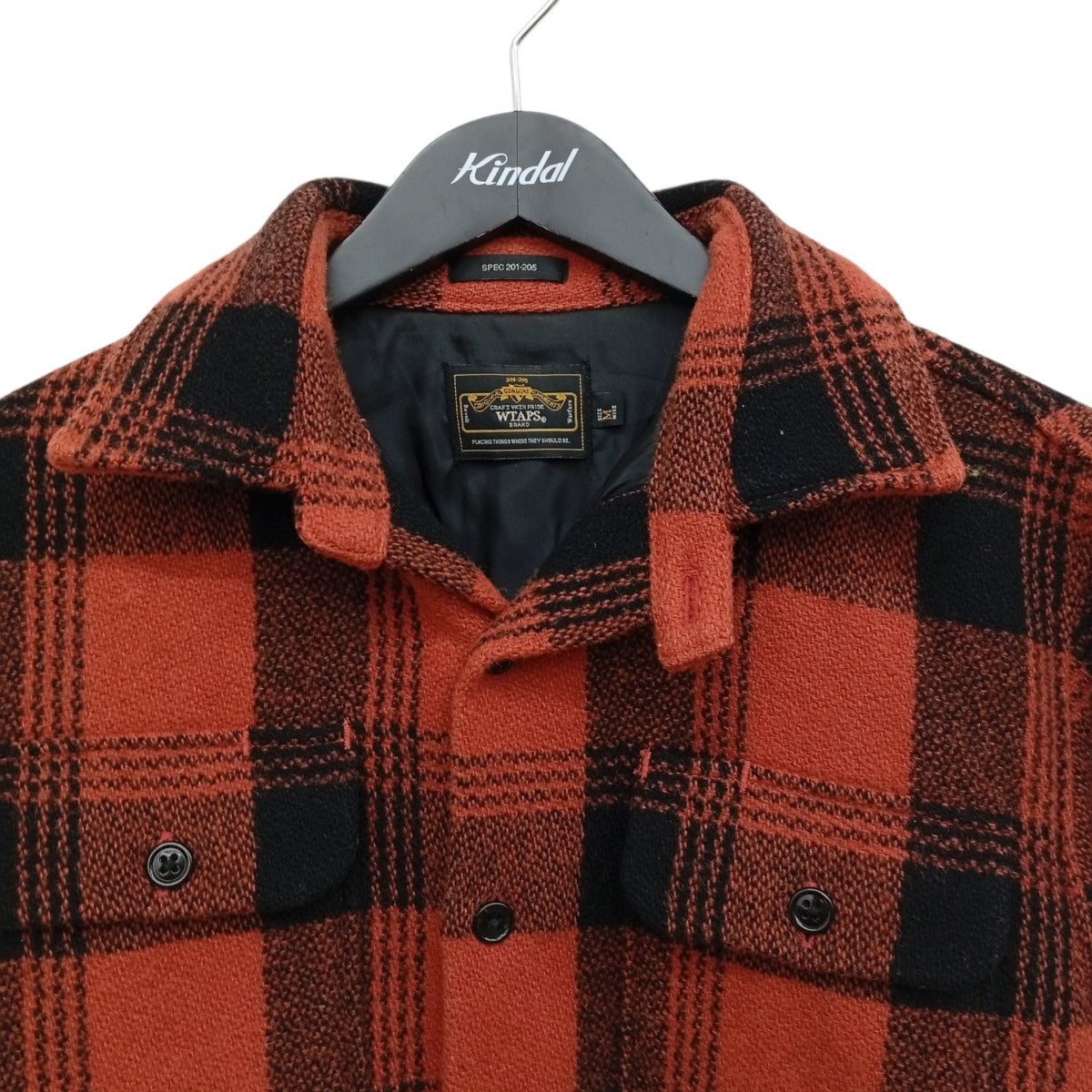 WTAPS チェックシャツ132GWDT-SHM06 古着・中古-5枚目のアイテム画像