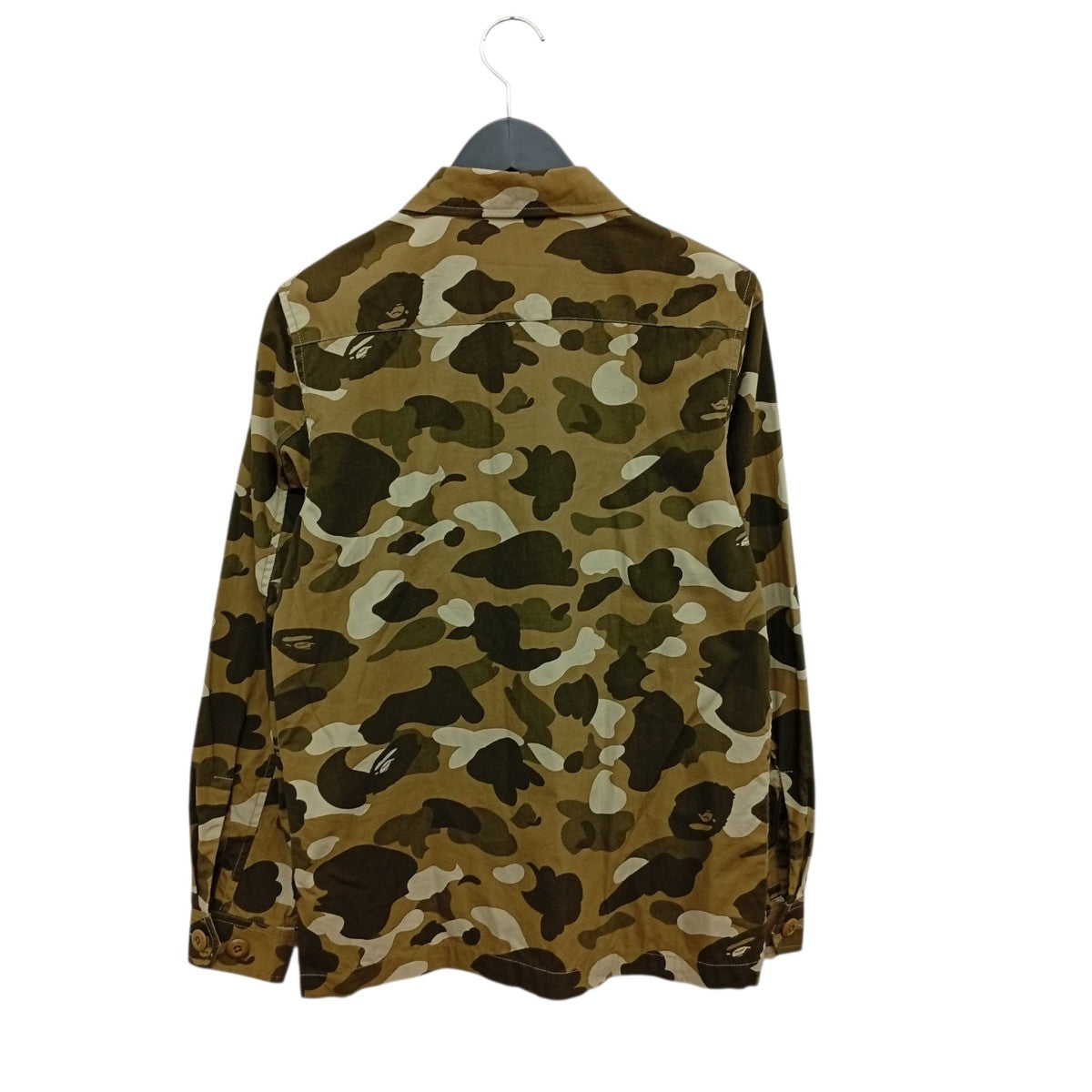 A BATHING APE カモフラージュ柄シャツ001SHC801010X 古着・中古-2枚目のアイテム画像