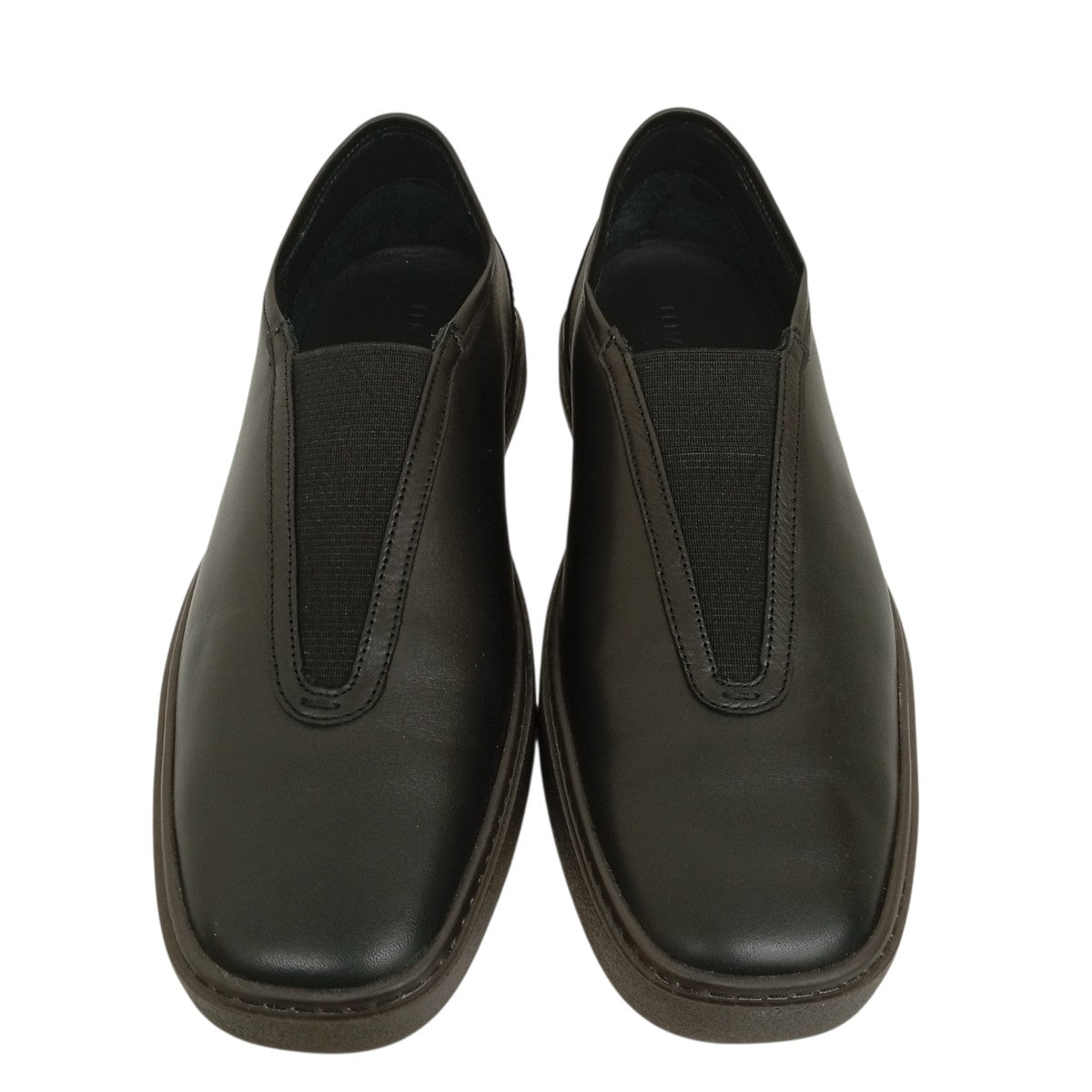 LEMAIRE LINOLEUM BASIC ELASTIC TRAINERSレザーシューズFO0038 LL0010 古着・中古-2枚目のアイテム画像