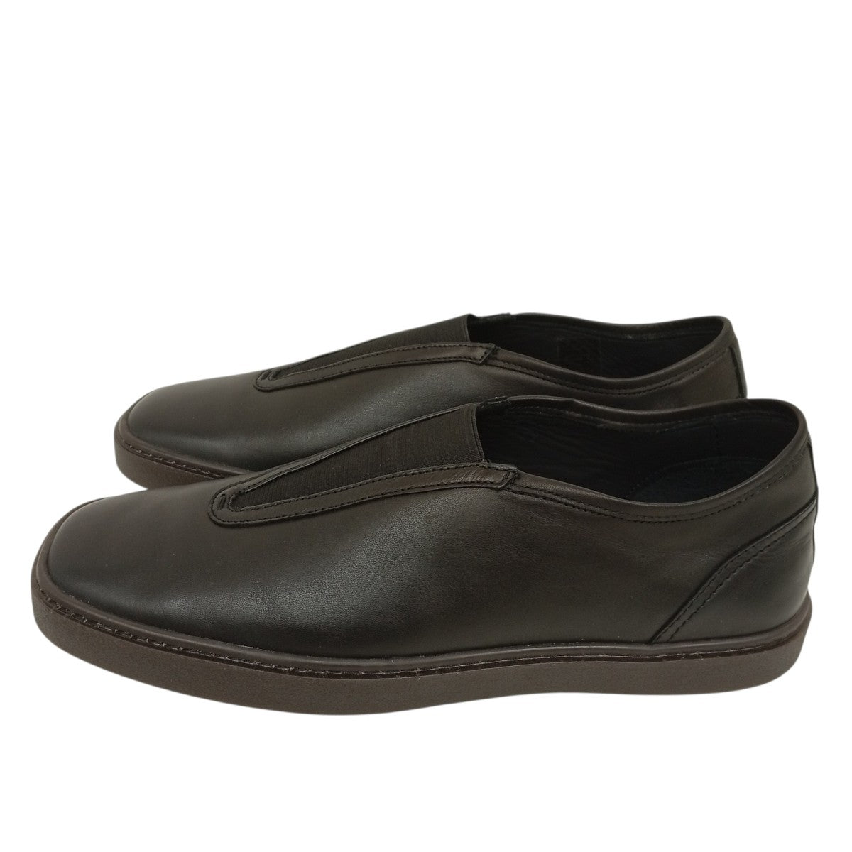 LEMAIRE LINOLEUM BASIC ELASTIC TRAINERSレザーシューズFO0038 LL0010 古着・中古-3枚目のアイテム画像