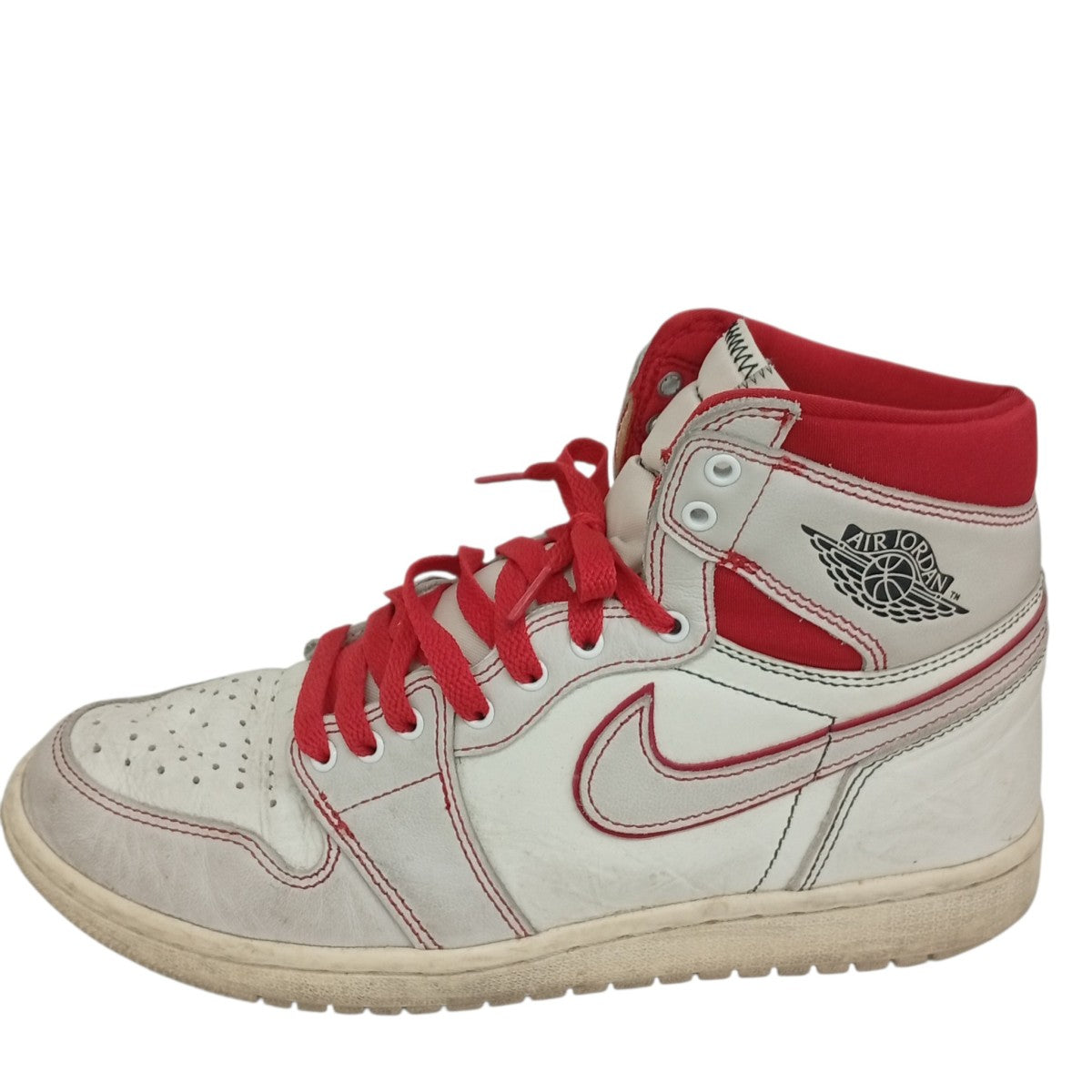 NIKE RETRO HIGH OG SAIL UNIVERSITY REDスニーカー555088-160 古着・中古-3枚目のアイテム画像