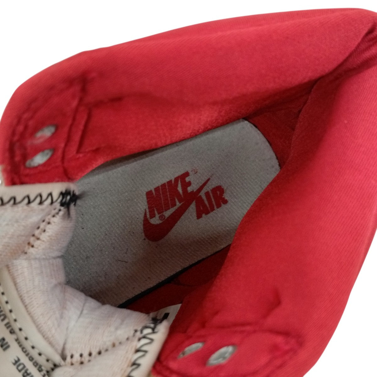 NIKE RETRO HIGH OG SAIL UNIVERSITY REDスニーカー555088-160 古着・中古-7枚目のアイテム画像
