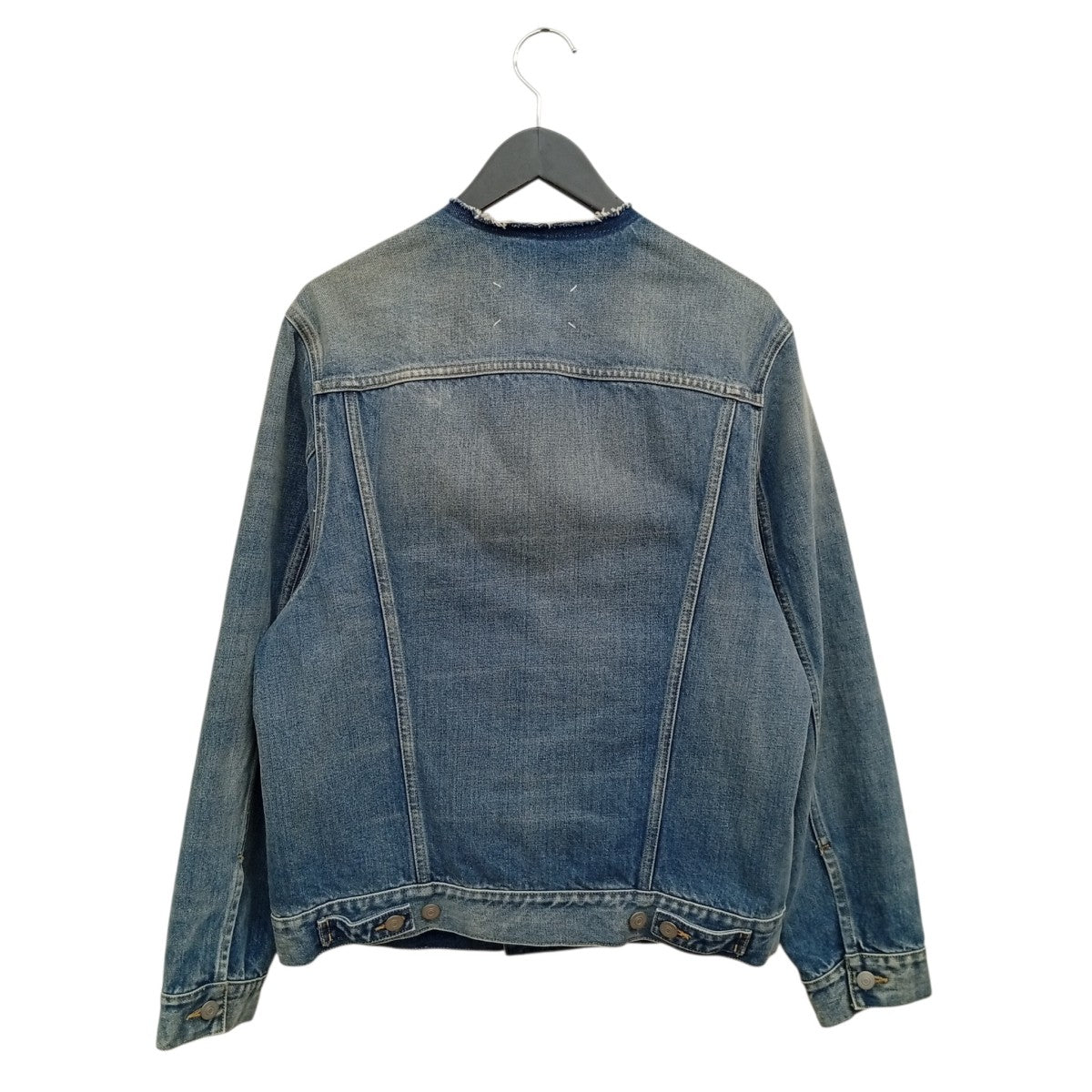 Maison Margiela Collarless Denim TruckerデニムジャケットSI1AM0006 S30561 古着・中古-2枚目のアイテム画像