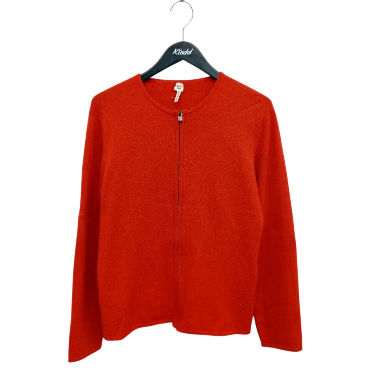 HERMES カシミヤカーディガン 古着・中古-1枚目のアイテム画像