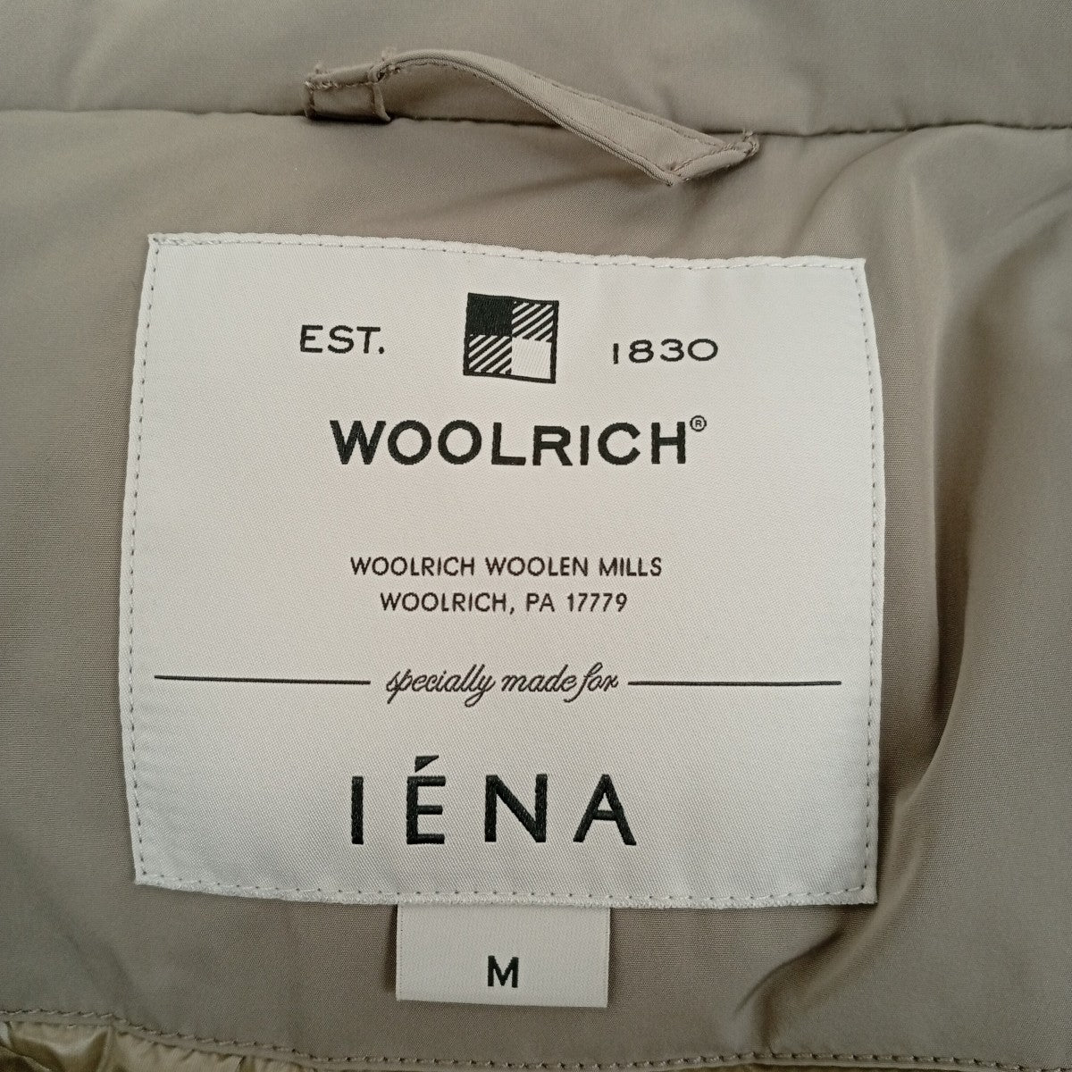WOOLRICH×IENA ダウンジャケットWWCPS2864 古着・中古-3枚目のアイテム画像