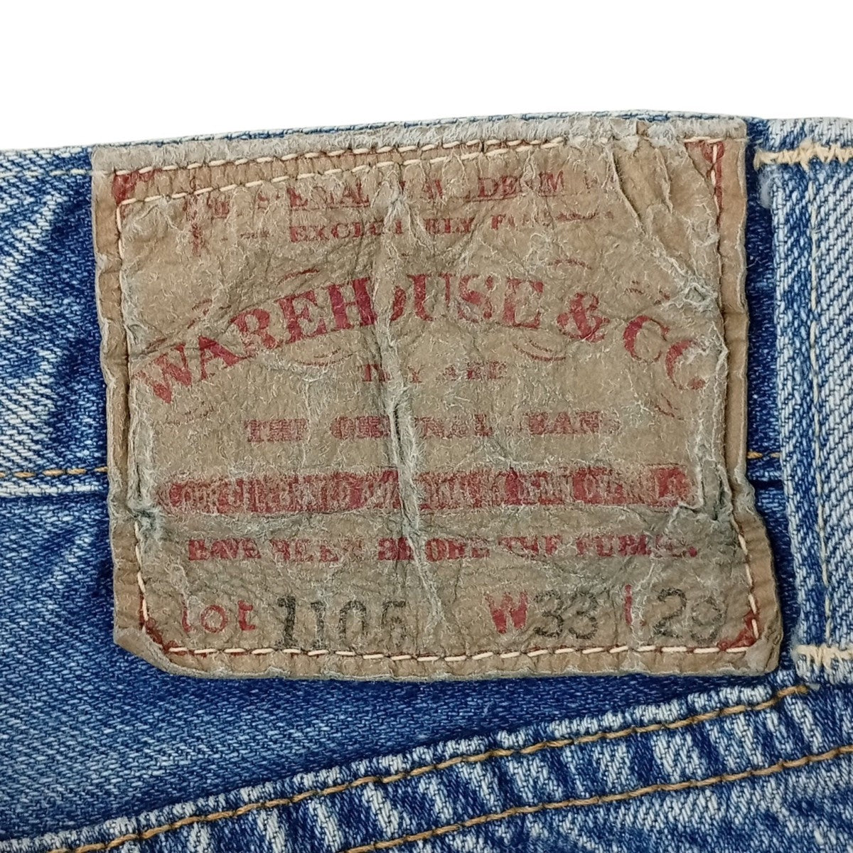 WAREHOUSE LOT1105デニムパンツ 古着・中古-6枚目のアイテム画像